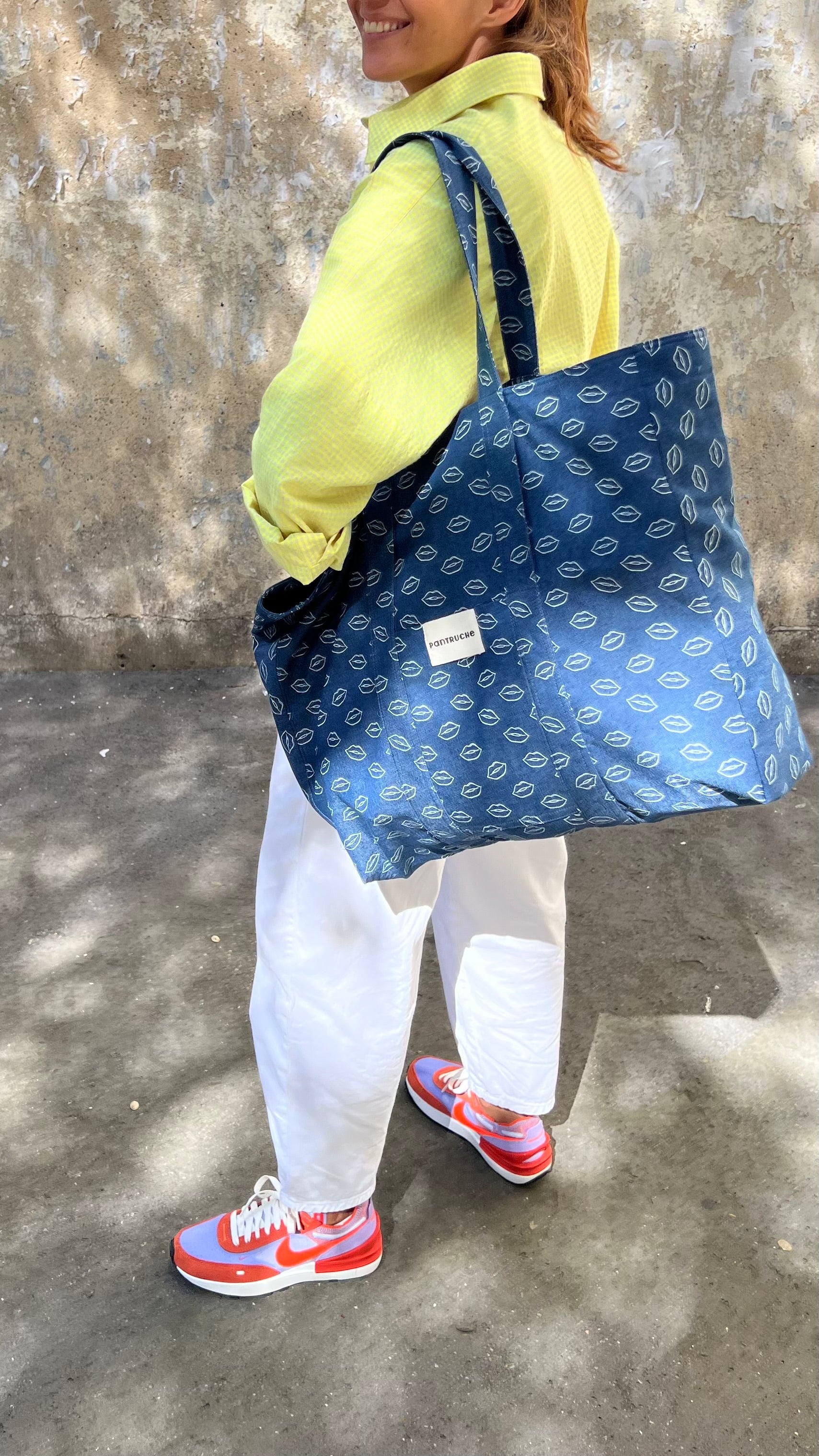 PANTRUCHE Sacs Cabas Otis bouche grand cabas coton doublé