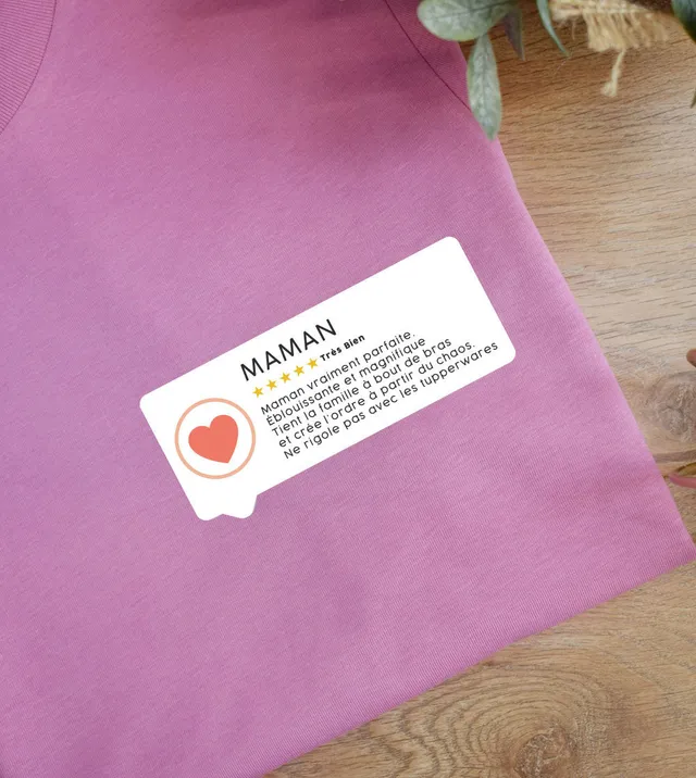 Juste Un T-shirt T-shirts Imprimés Maman Avis Vérifiés t-shirt femme imprimé