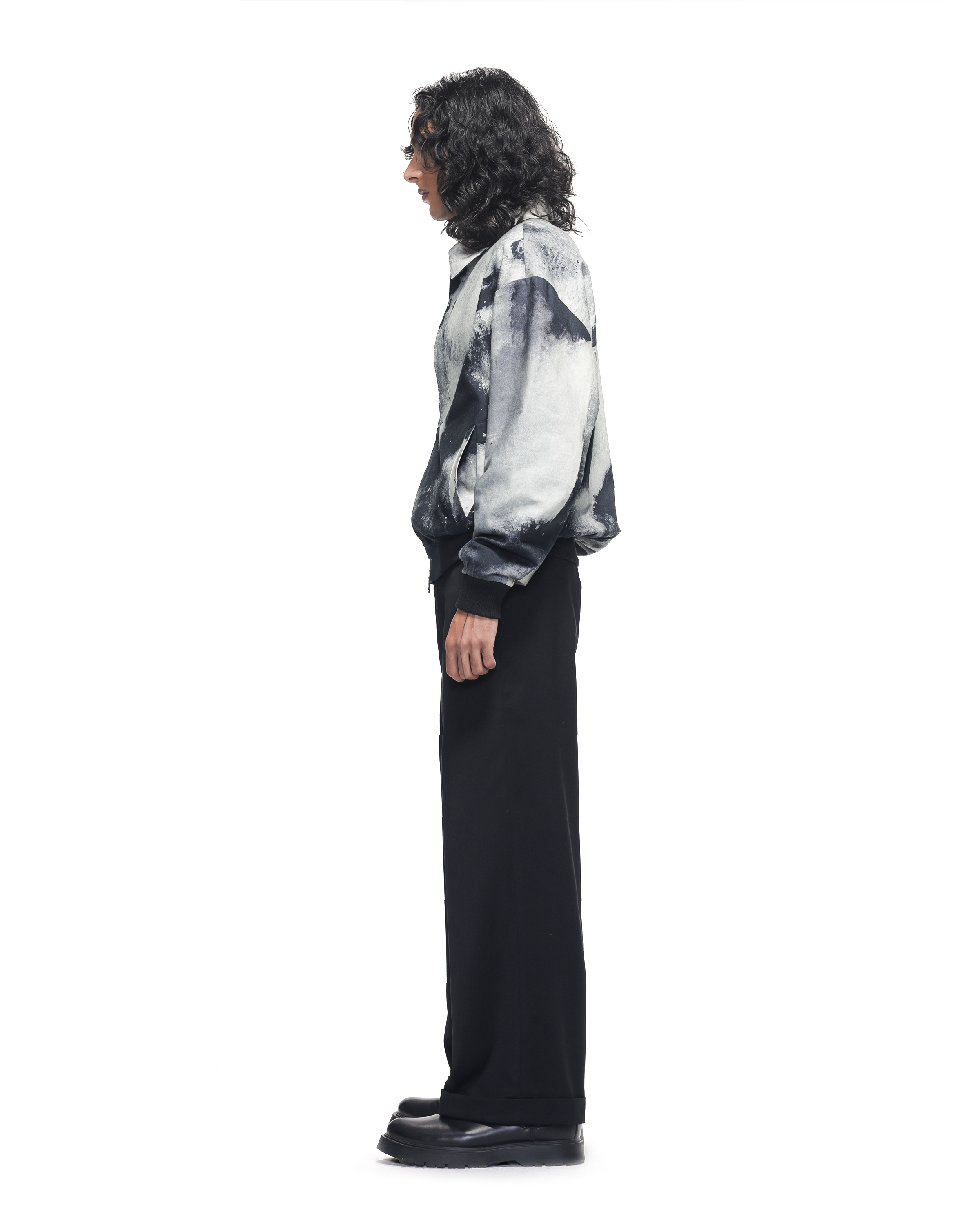 COUNTRYMADE Jackets Burnt Metal Bomber bomber denim imprimé métallisé