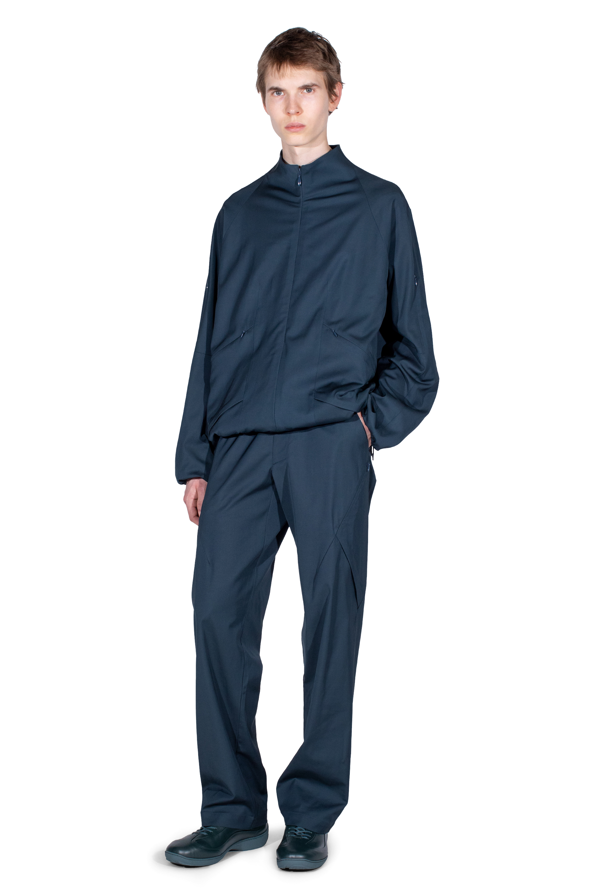 Kiko Kostadinov Outerwear ERDIKO Jacket veste bleu pétrole