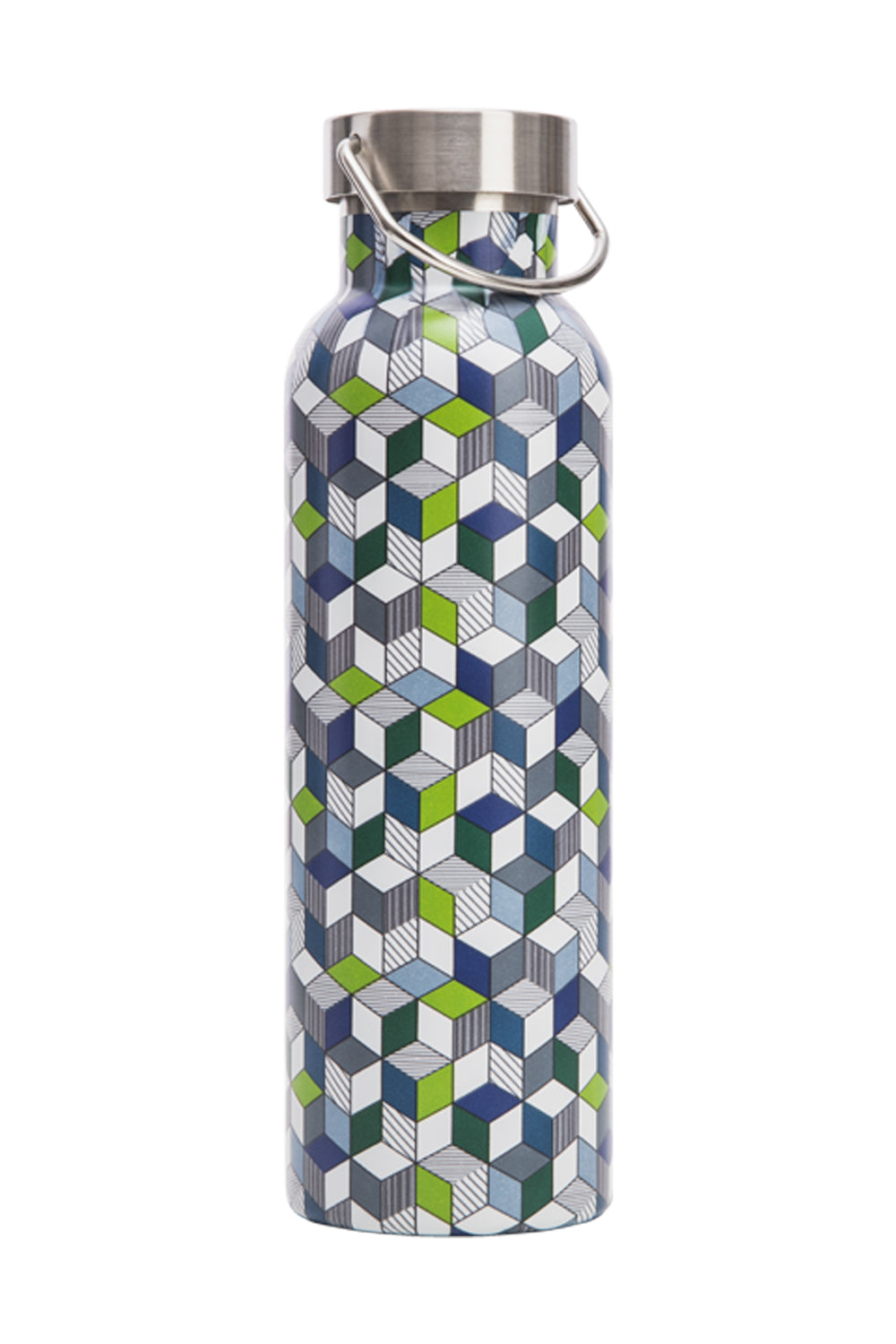 Tranquillo Gourde thermos cubes isotherme 600 ml inox double paroi