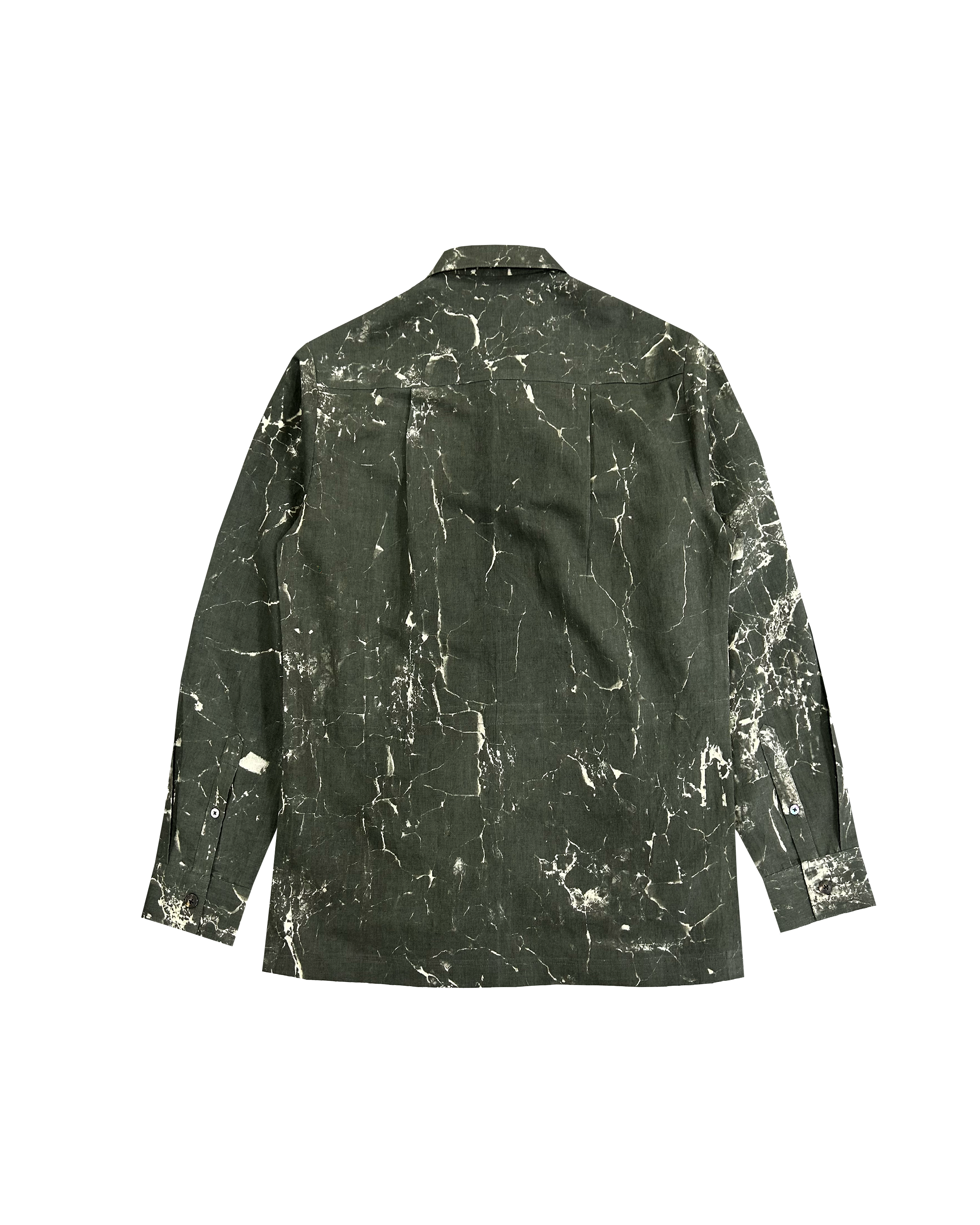 COUNTRYMADE Shirts Skin Texture Batik Overshirt surchemise lin coton batik