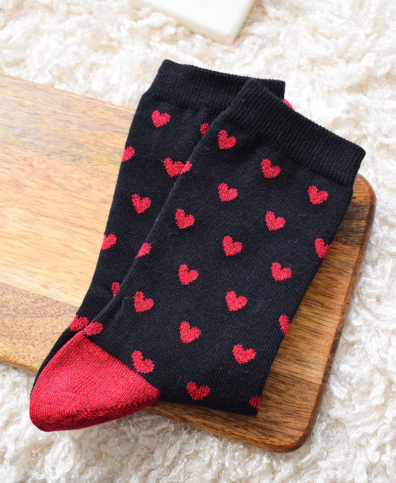 Juste Un T-shirt Chaussettes x Socksocket Les Thérèse chaussettes dépareillées à pois tricolores