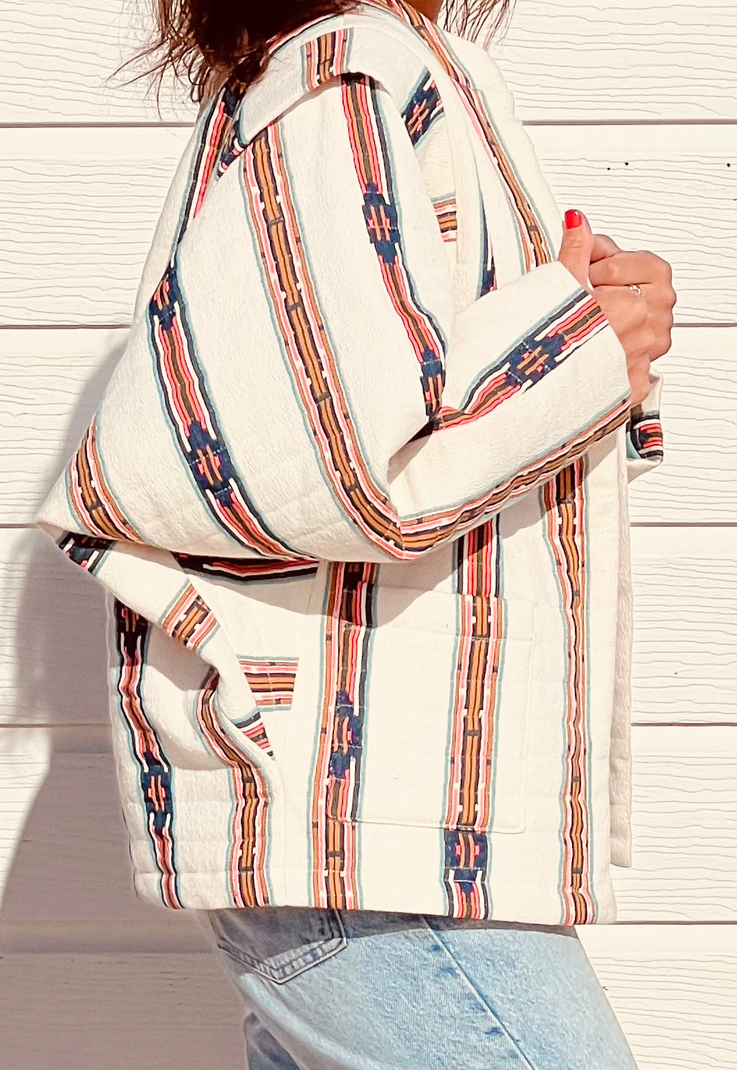 PANTRUCHE Vestes Veste matelassée SACHA veste coton ethnique
