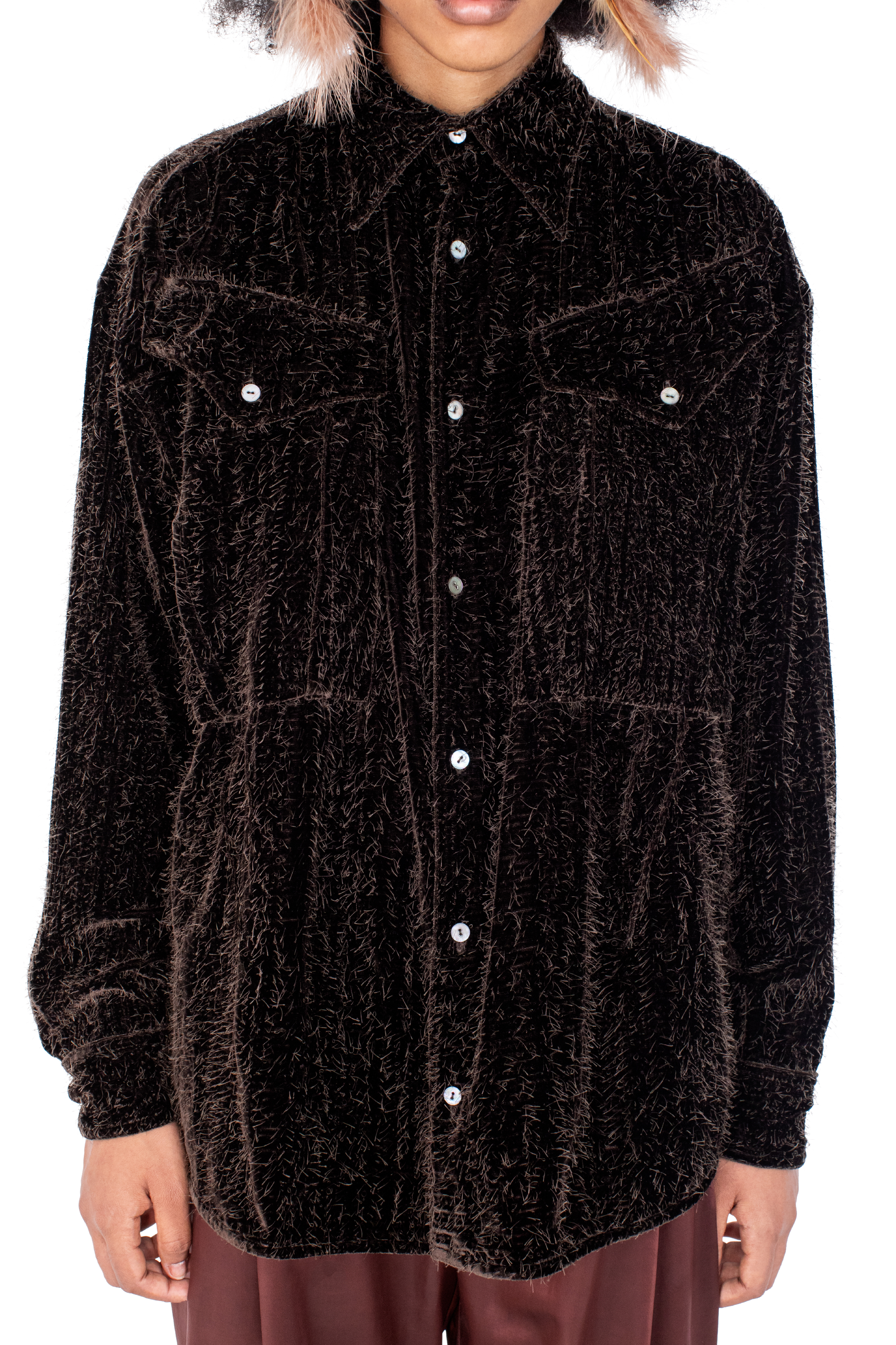 Kiko Kostadinov Shirts WEKA Shirt chemise Hickory oversize