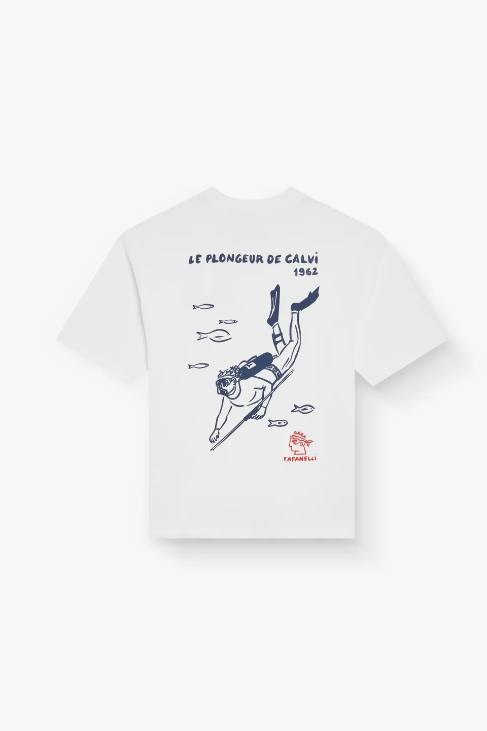 TAFANELLI T-Shirts LE PLONGEUR DE CALVI T-shirt
