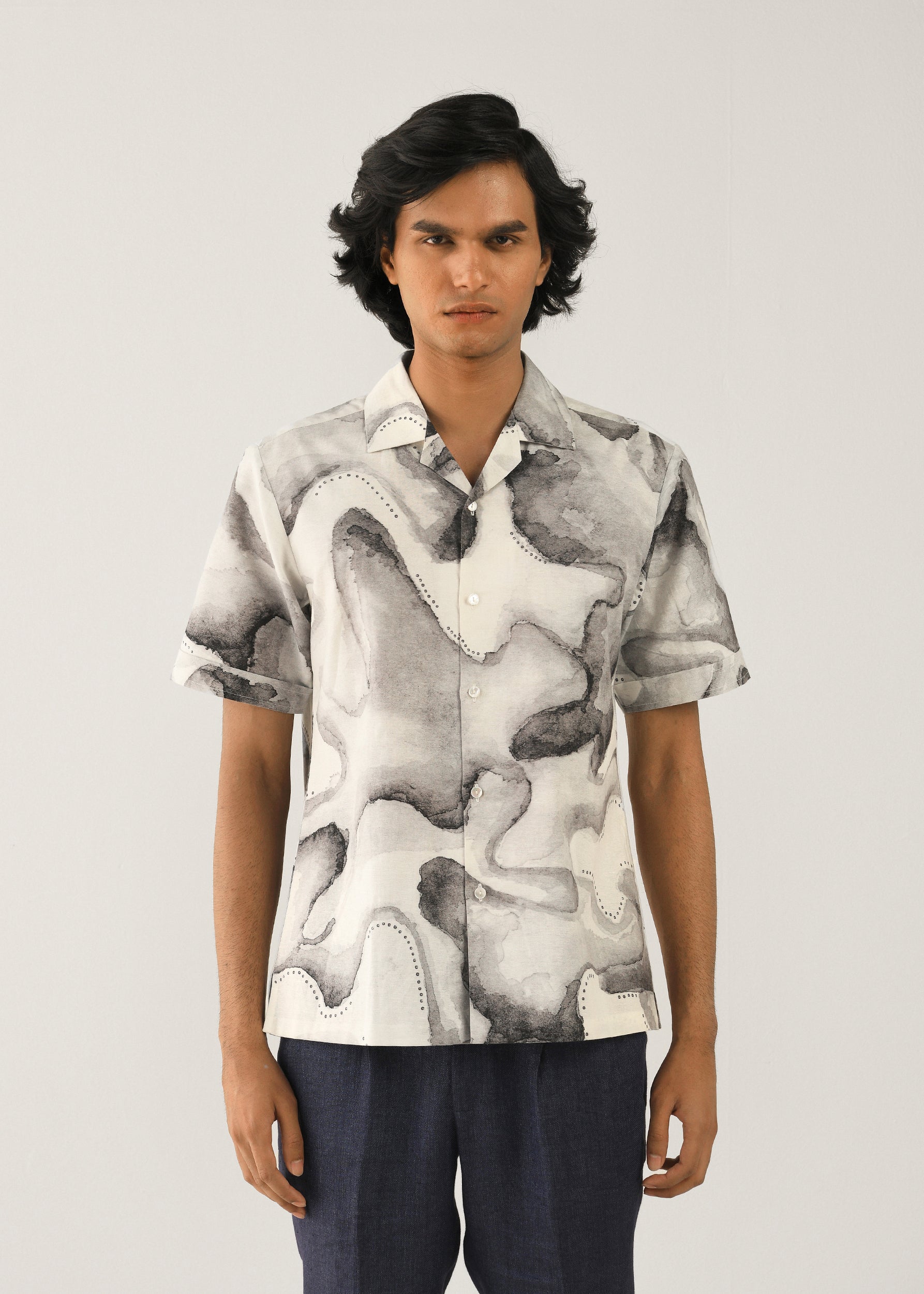 COUNTRYMADE Shirts Smoke Screen Shirt chemise taille sur commande lin-coton