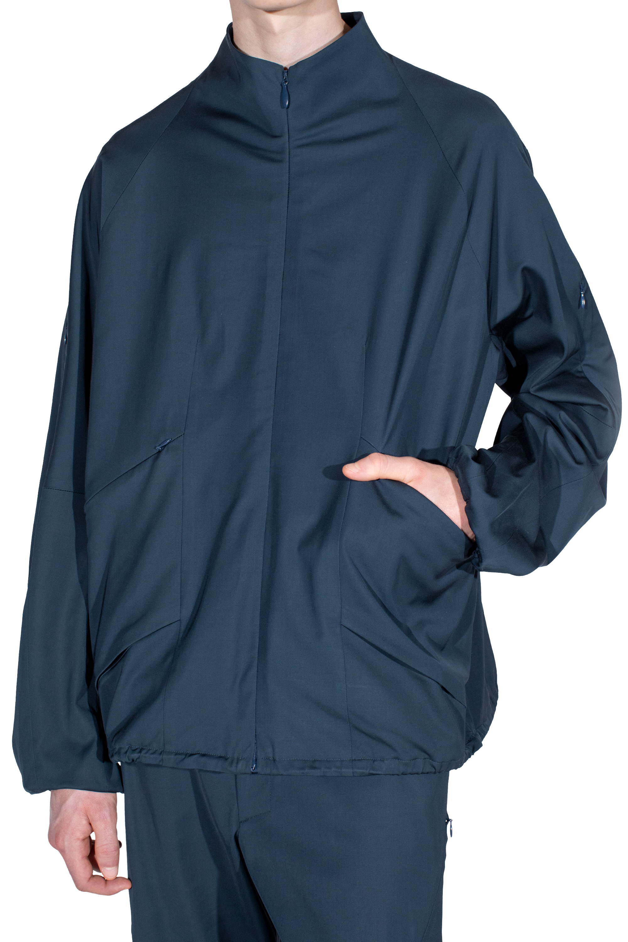 Kiko Kostadinov Outerwear ERDIKO Jacket veste bleu pétrole