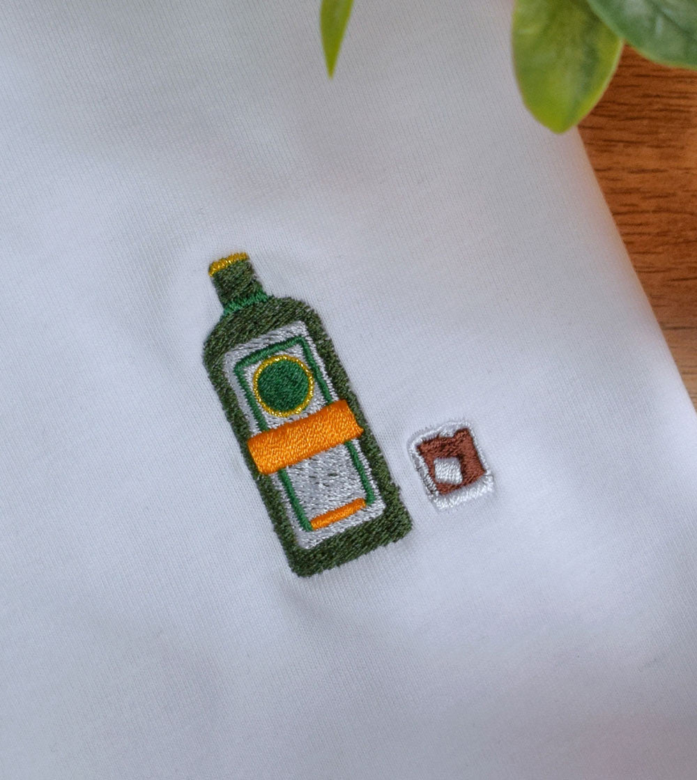 Juste Un T-shirt T-shirts Brodés Jagermeister t-shirt coton biologique
