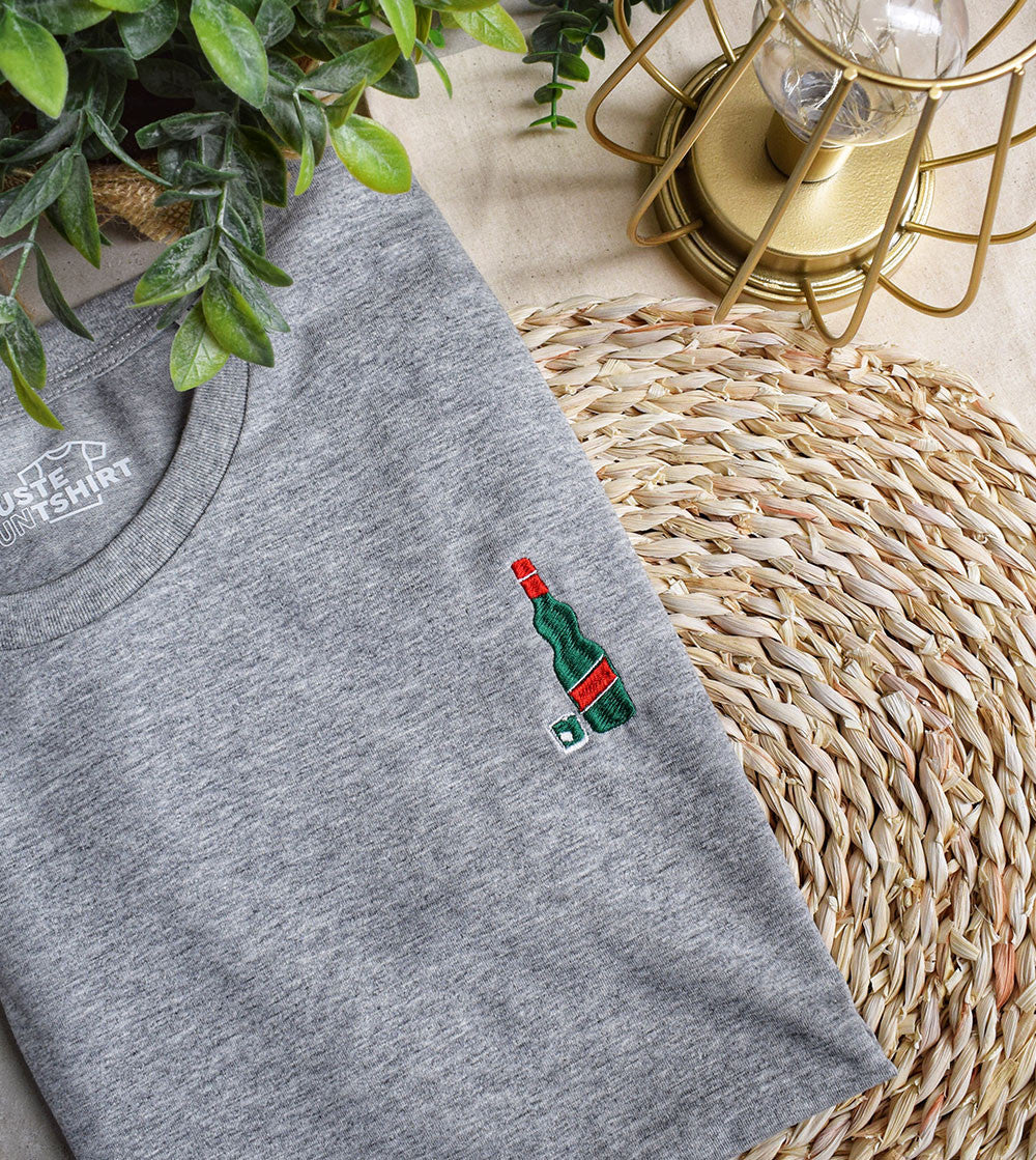 Juste Un T-shirt T-shirts Brodés Get 27 t-shirt coton bio apéro
