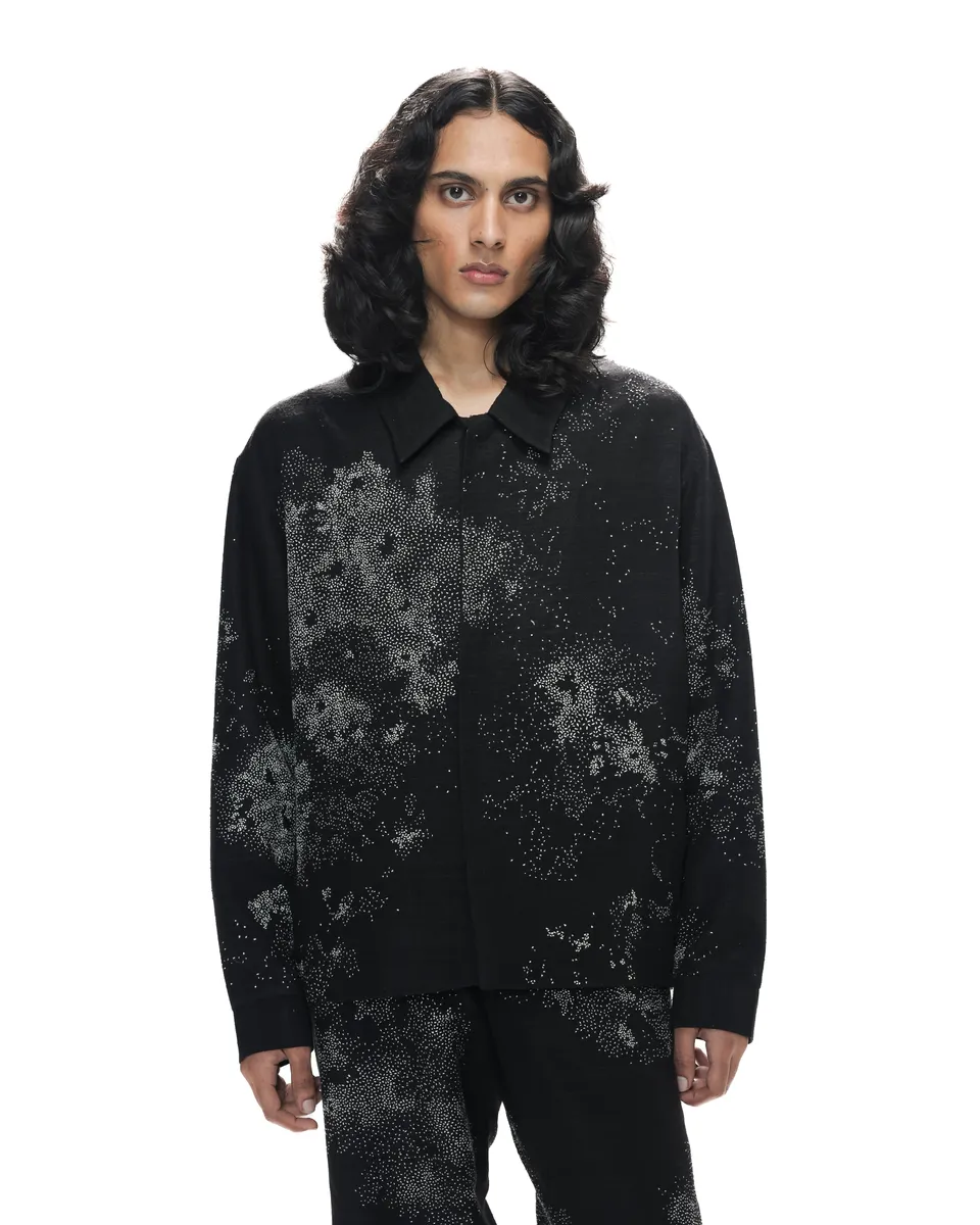 COUNTRYMADE Jackets Scattered Stitches Jacket veste en soie matka brodée
