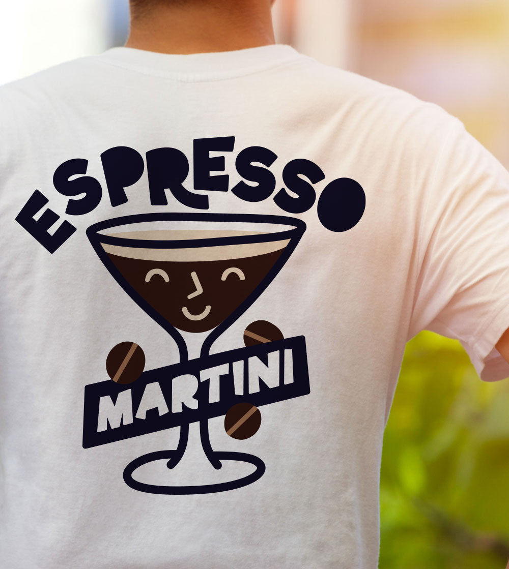 Juste Un T-shirt T-shirts Imprimés T-shirt Imprimé Espresso Martini