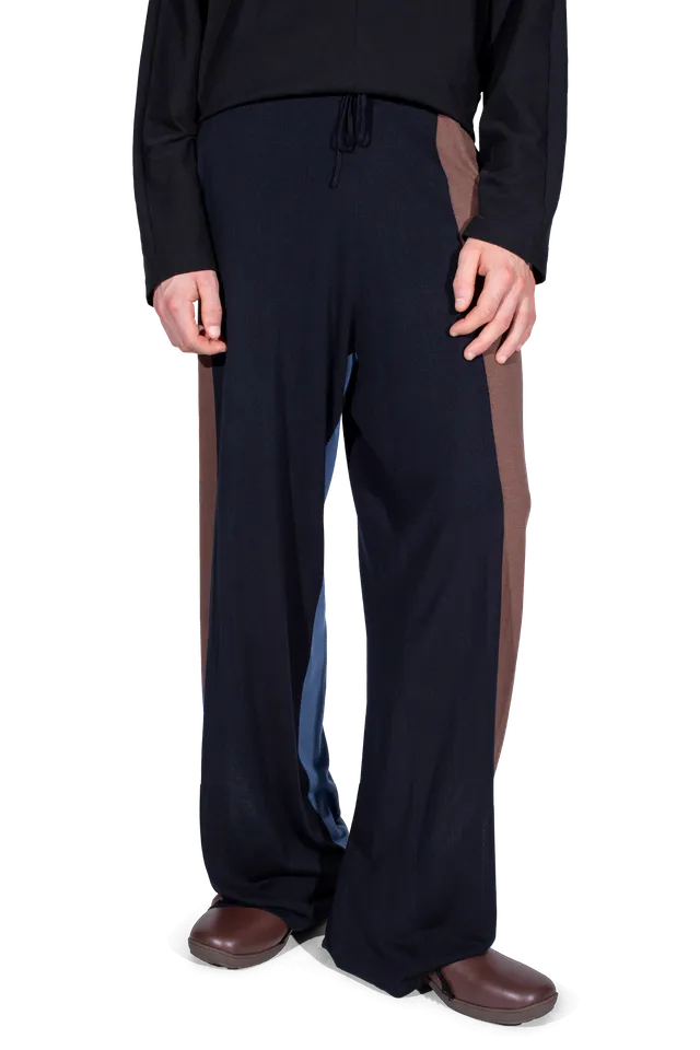Kiko Kostadinov Knitwear SIGO Knit Trousers pantalon Brown en maille