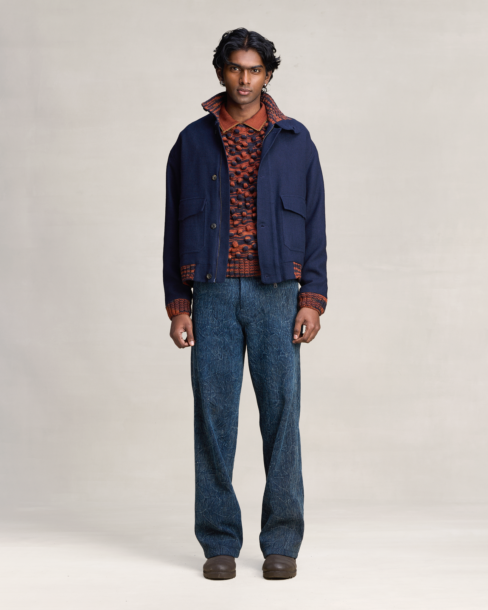COUNTRYMADE Jackets MELTING SEAMS JACKET veste bomber chevrons détails crochet