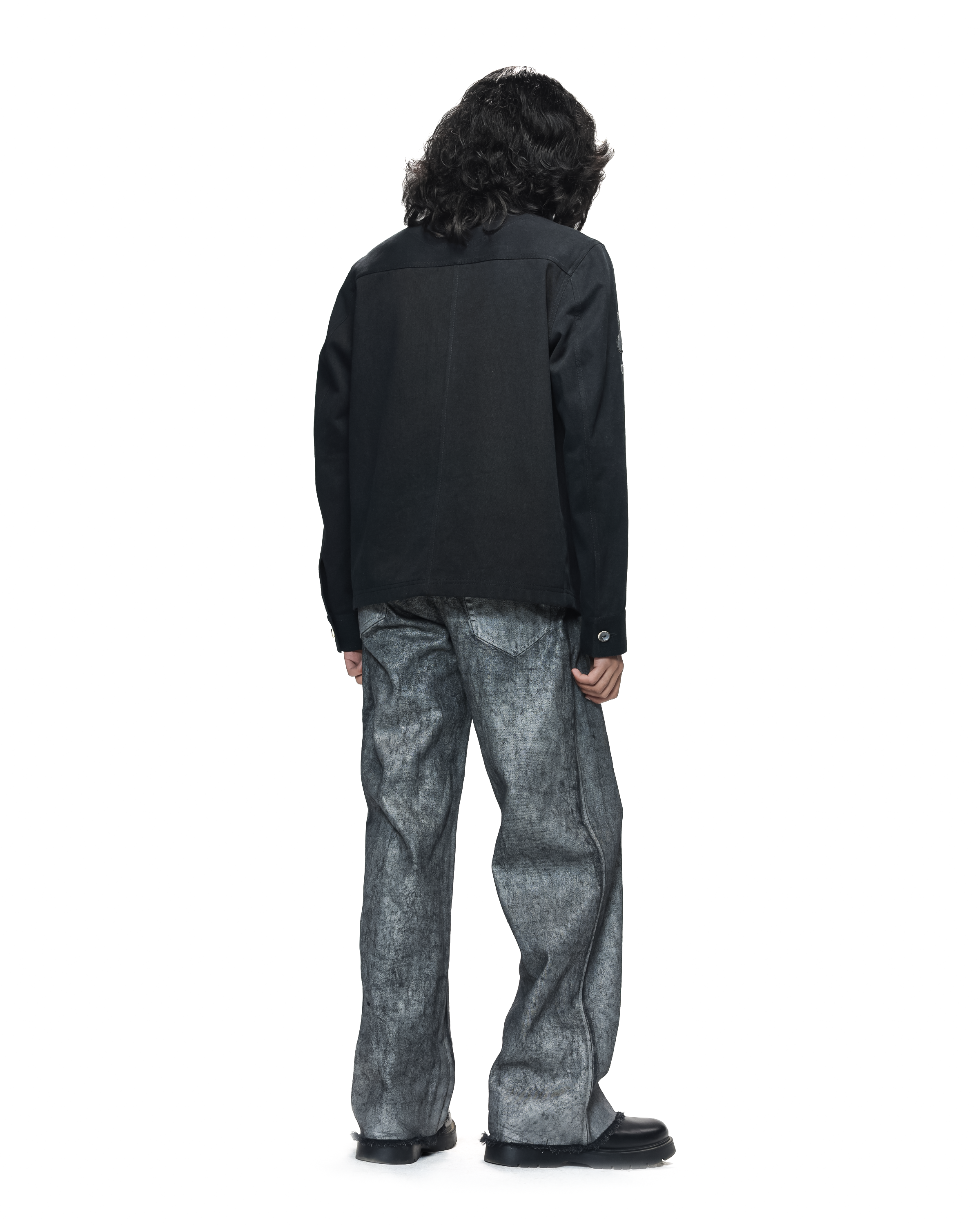 COUNTRYMADE Jackets Residual Camo Denim Jacket veste en denim sur commande