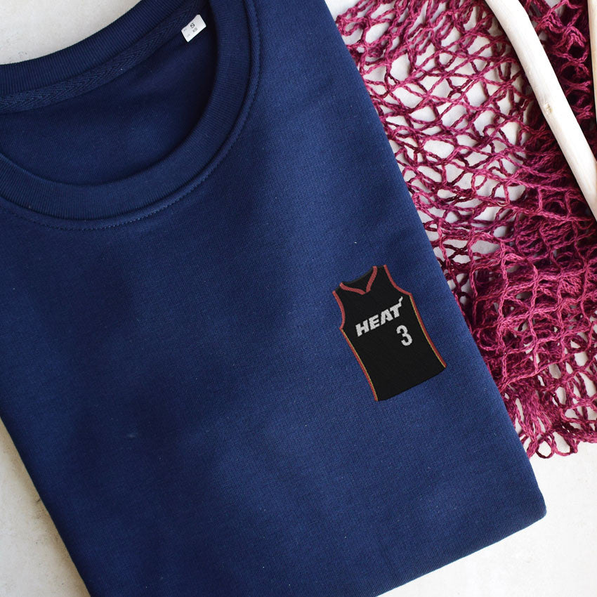 Juste Un T-shirt Sweats Brodés Heat sweat brodé