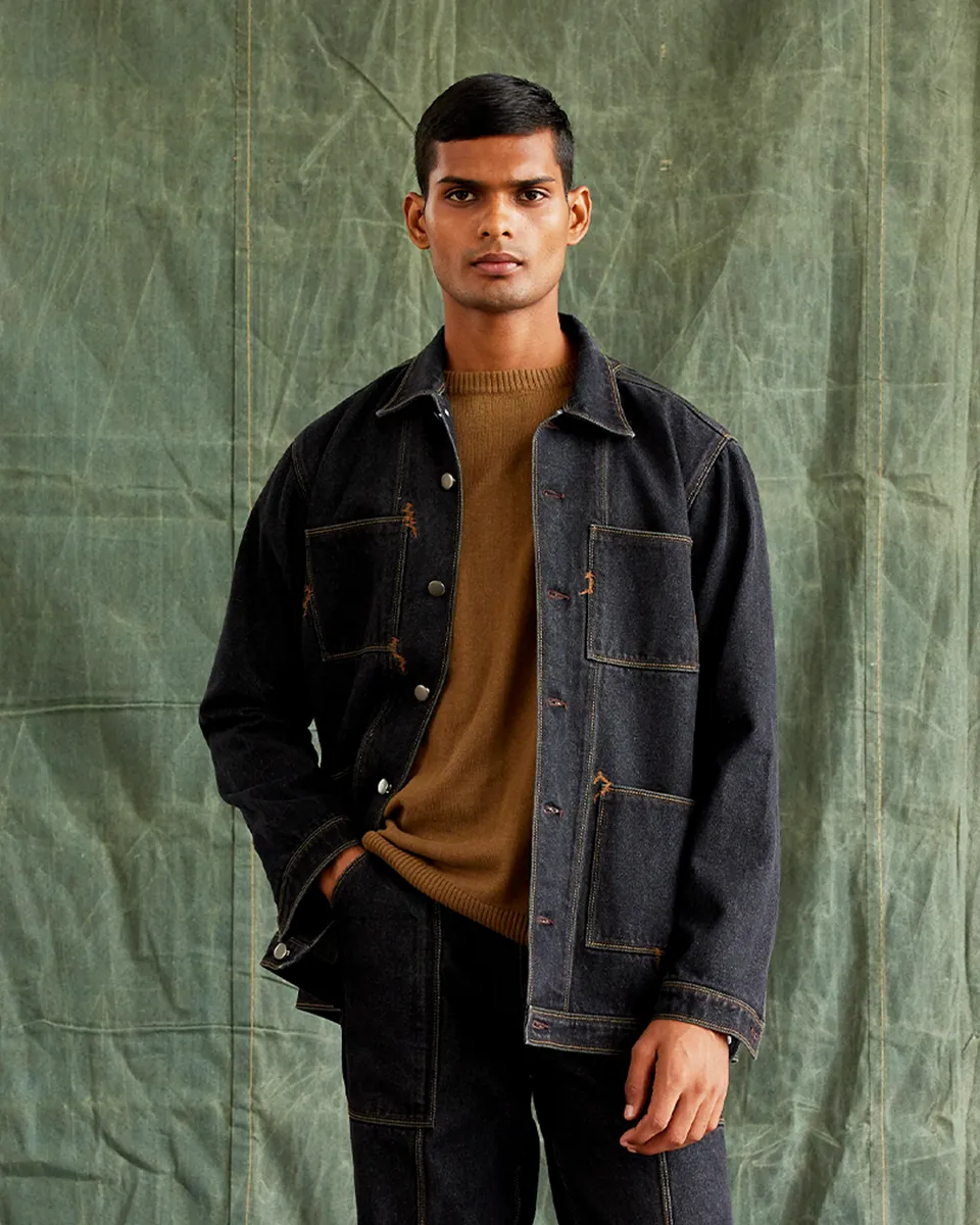 COUNTRYMADE Jackets Mended Denim Jacket veste denim brodée