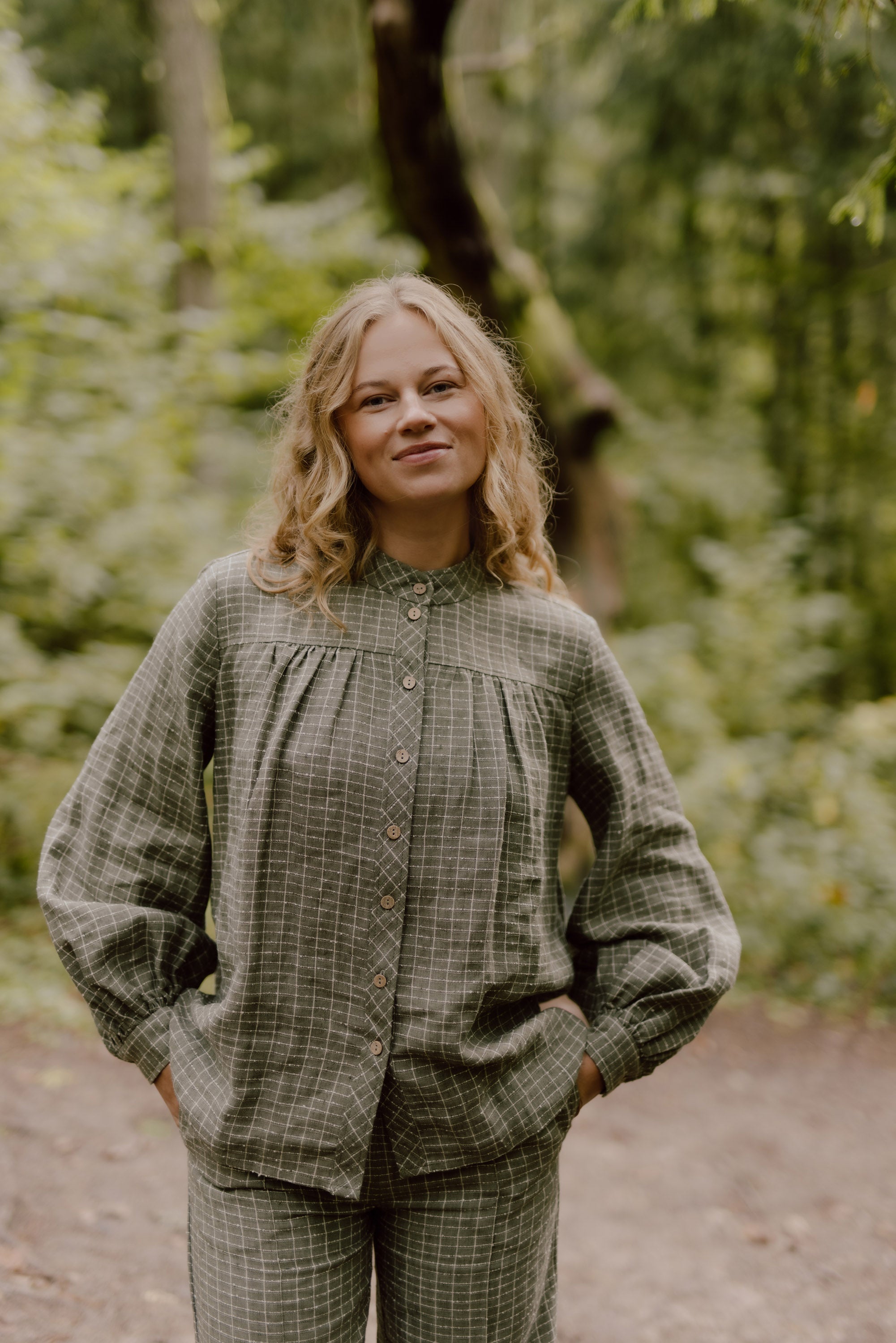 Laumė linen Linen Tops Indraja chemise en lin femme XS blanc crème