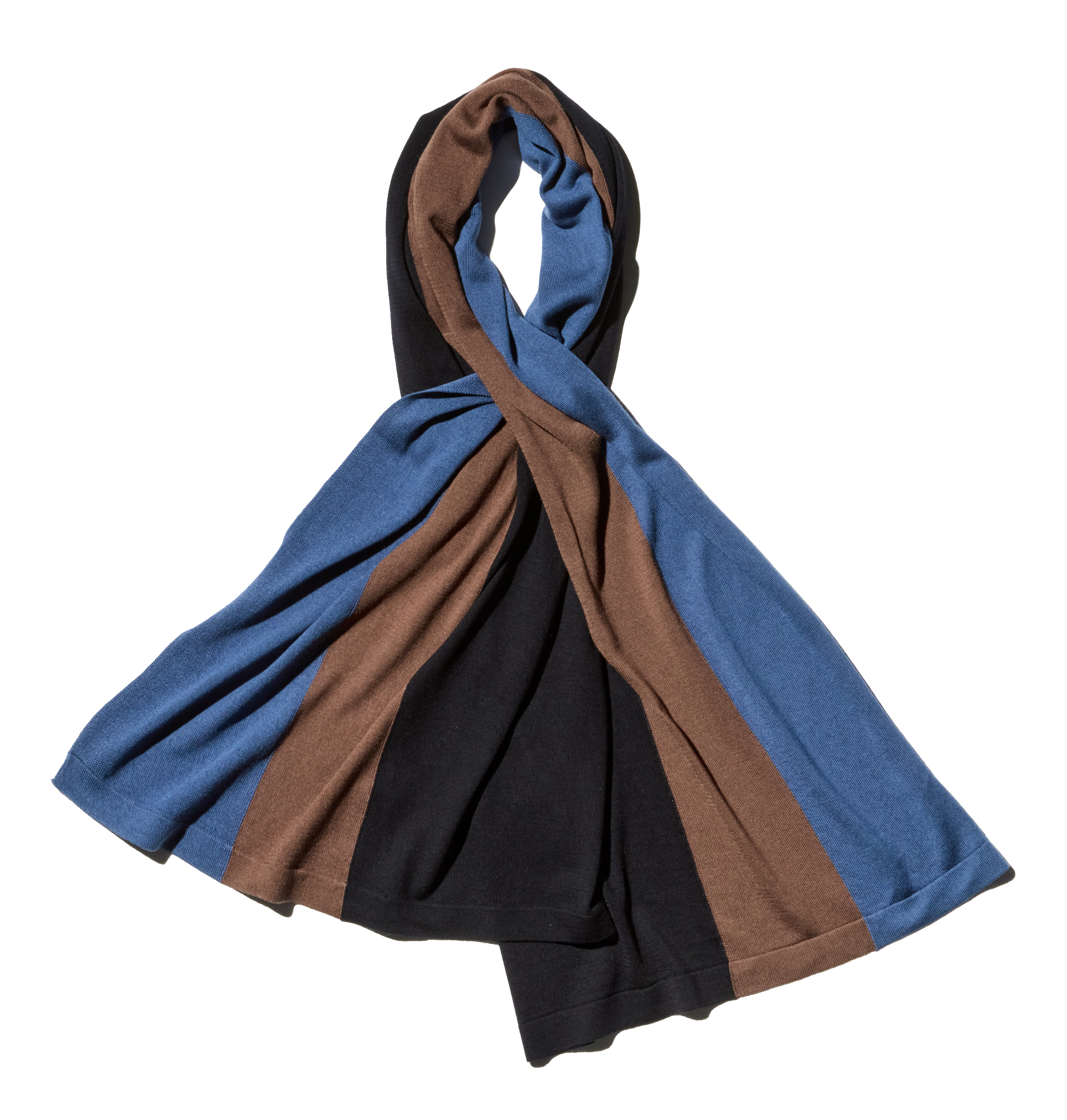 Kiko Kostadinov Accessories SIGO Knit Scarf écharpe Brown Tencel soie