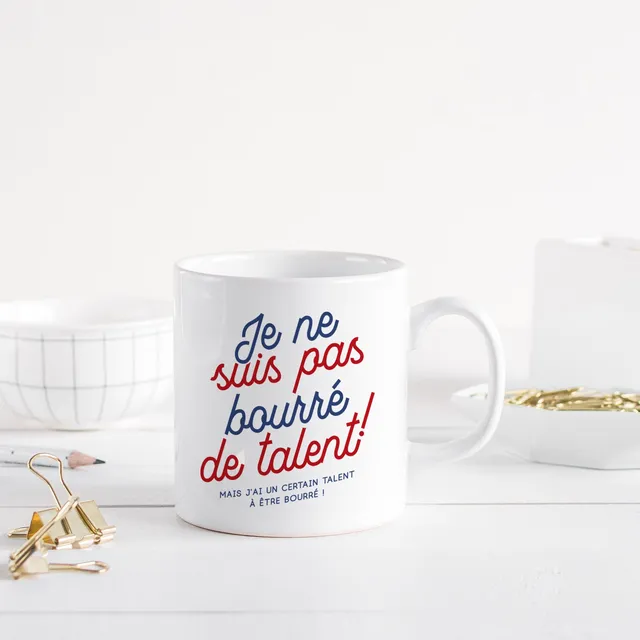 Juste Un T-shirt Mugs Bourré de talent mug humour