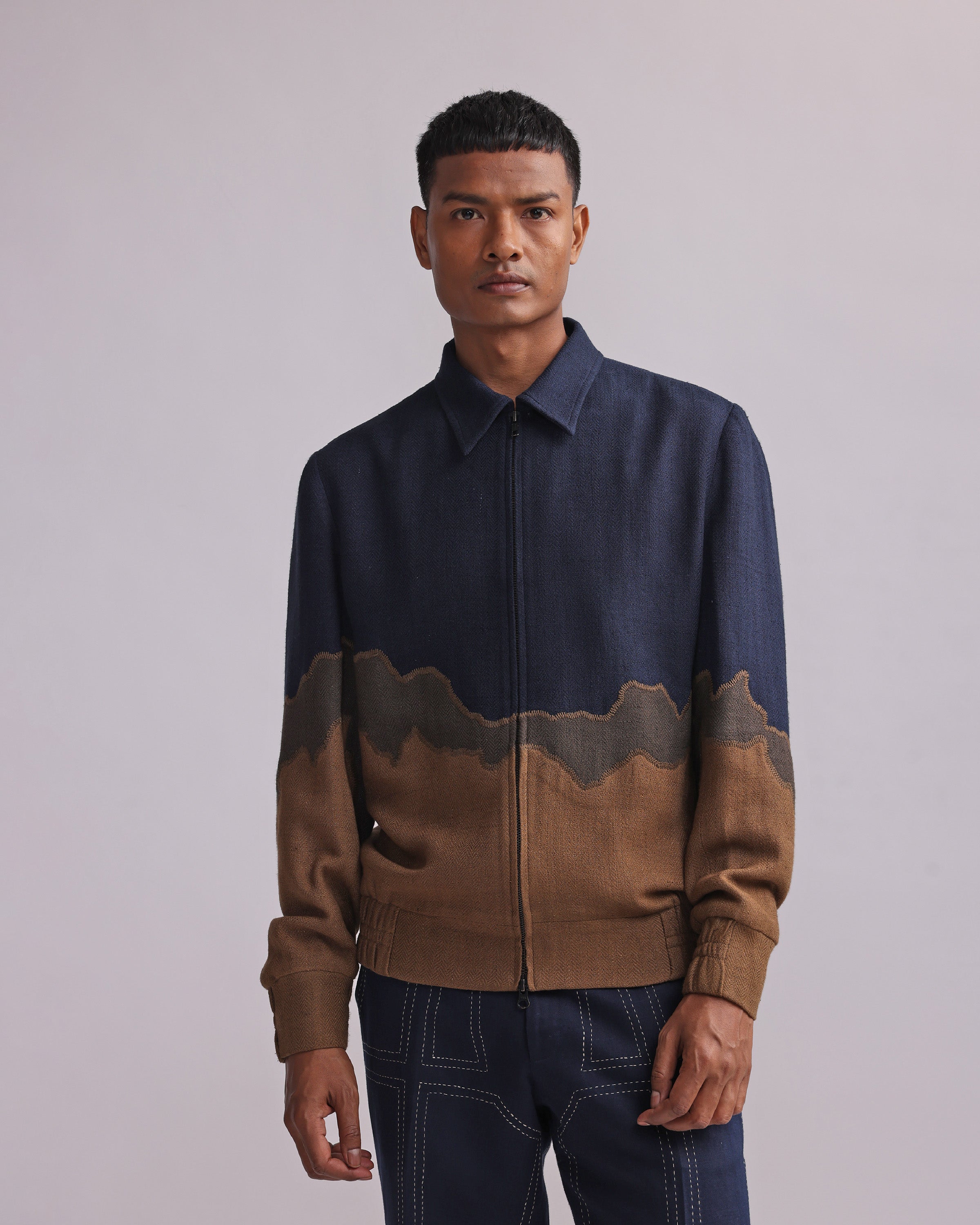 COUNTRYMADE Jackets PATCHWORK GRADIENT JACKET veste brodée sur commande