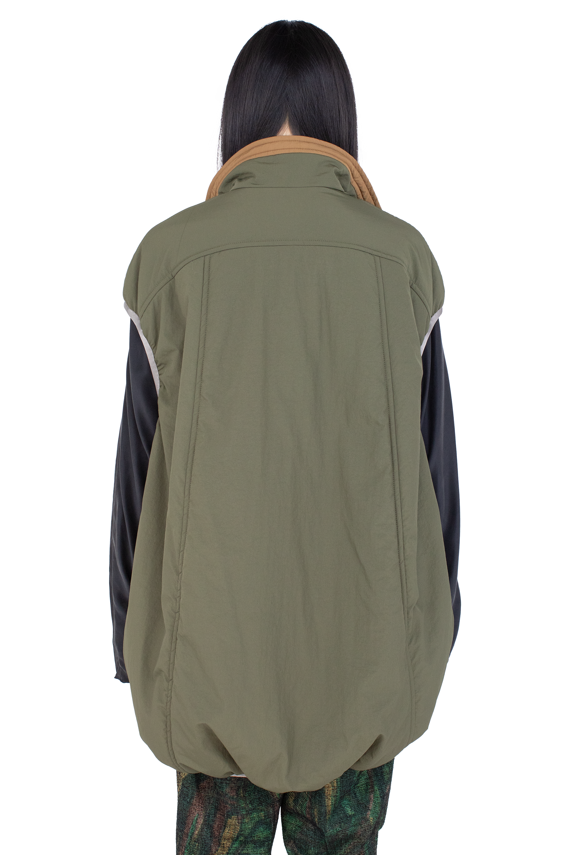 Kiko Kostadinov Knitwear AUK Pullover Gilet gilet Hunter Green réversible