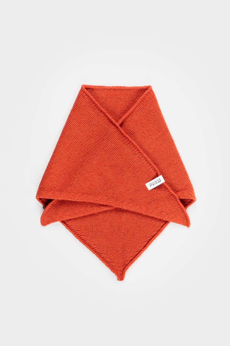 Sourire Multicolore Foulards et Echarpes Bandana Masha en cachemire recyclé vert