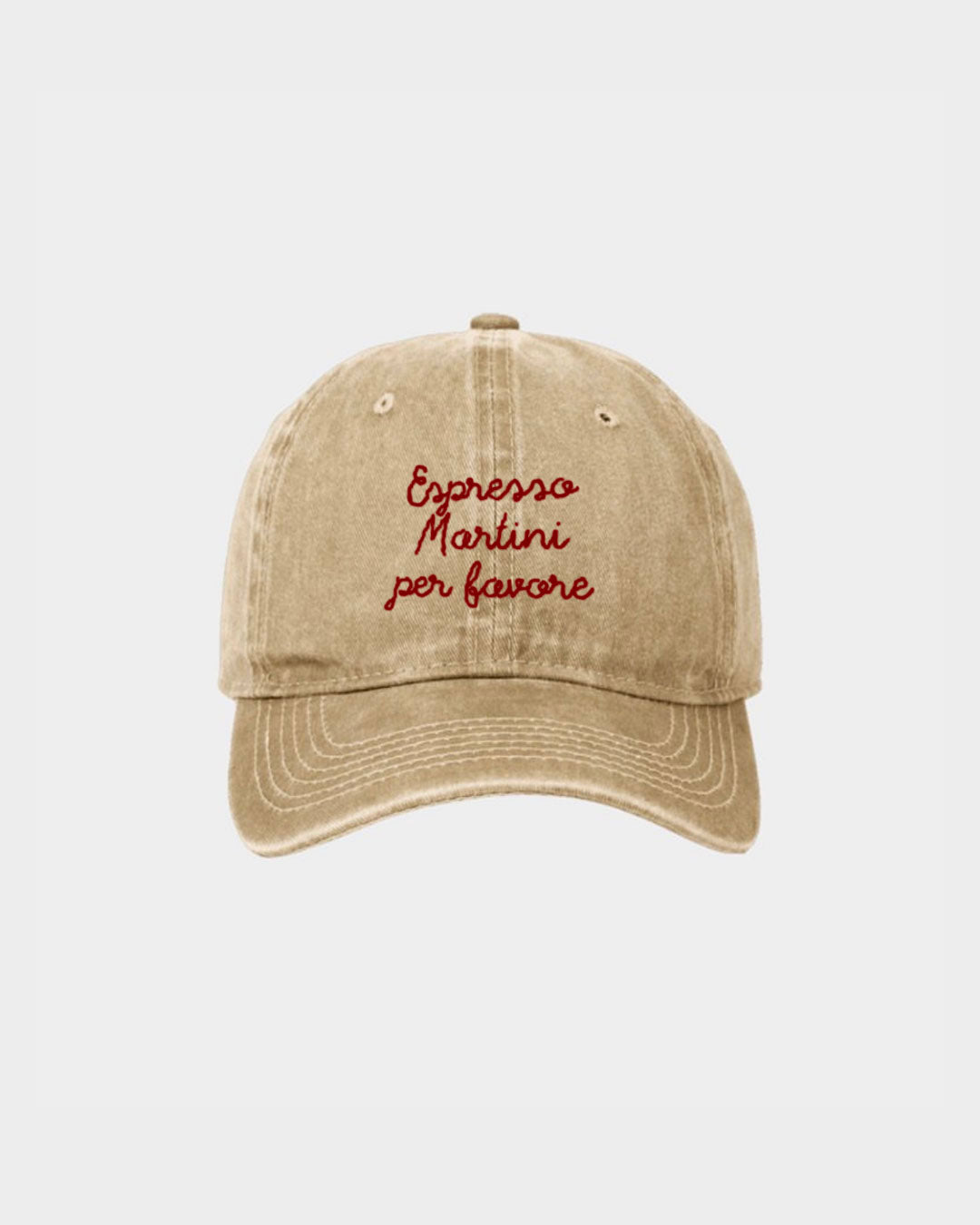 Juste Un T-shirt Casquettes Espresso Martini casquette brodée en coton