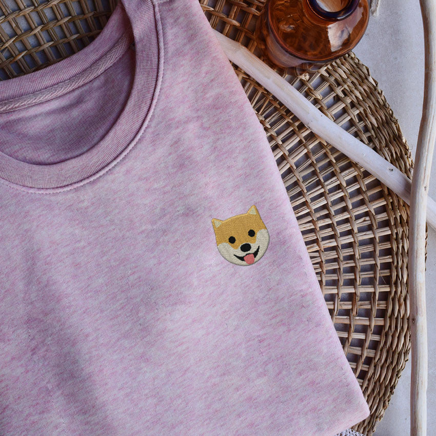 Juste Un T-shirt Sweats Brodés Shiba sweat brodé