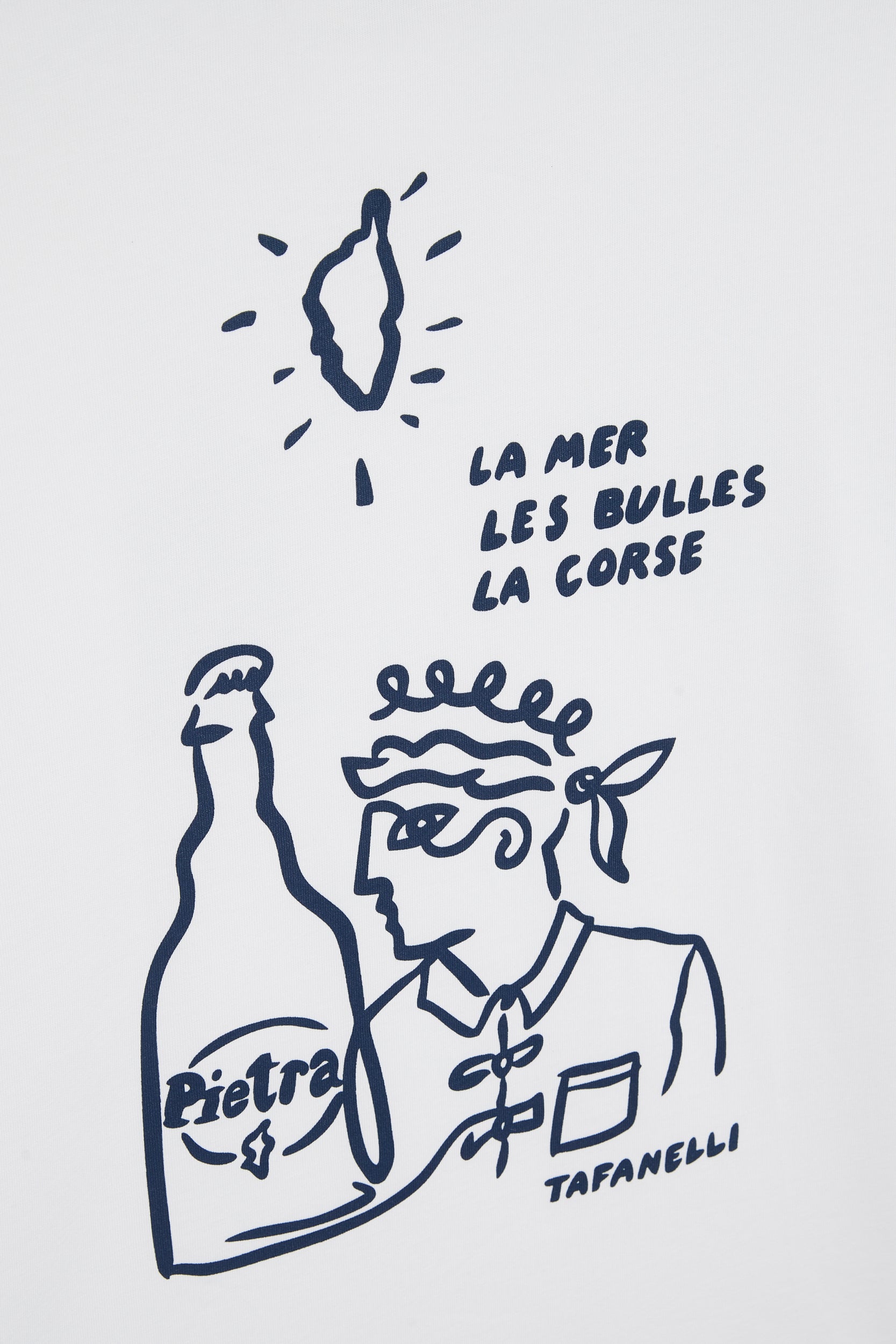 TAFANELLI Collaborations LA PIETRA 30 ANNI t-shirt blanc édition limitée