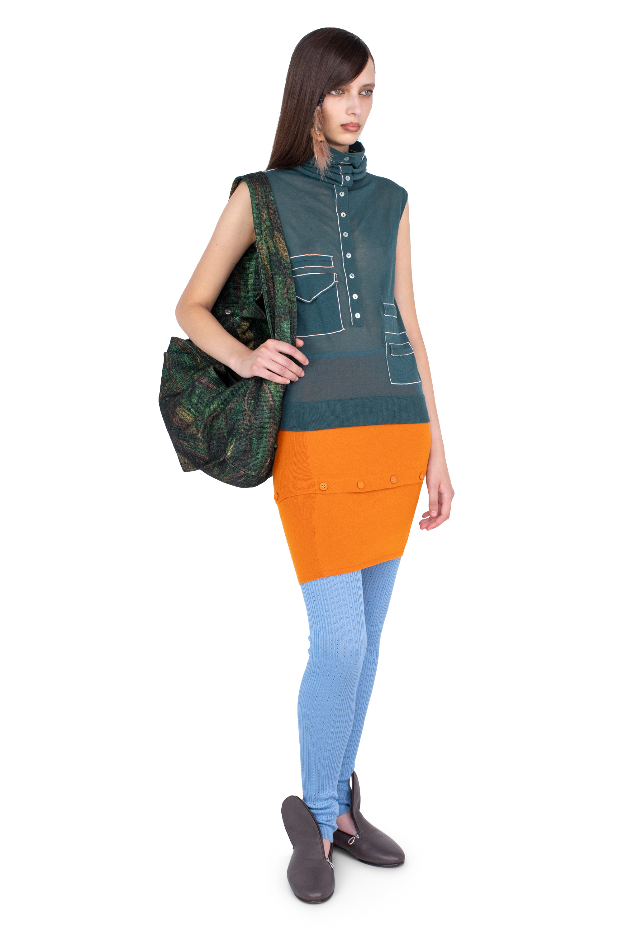 Kiko Kostadinov Bags VIAGGIO Cross Body Bag Forest Print OS tissu