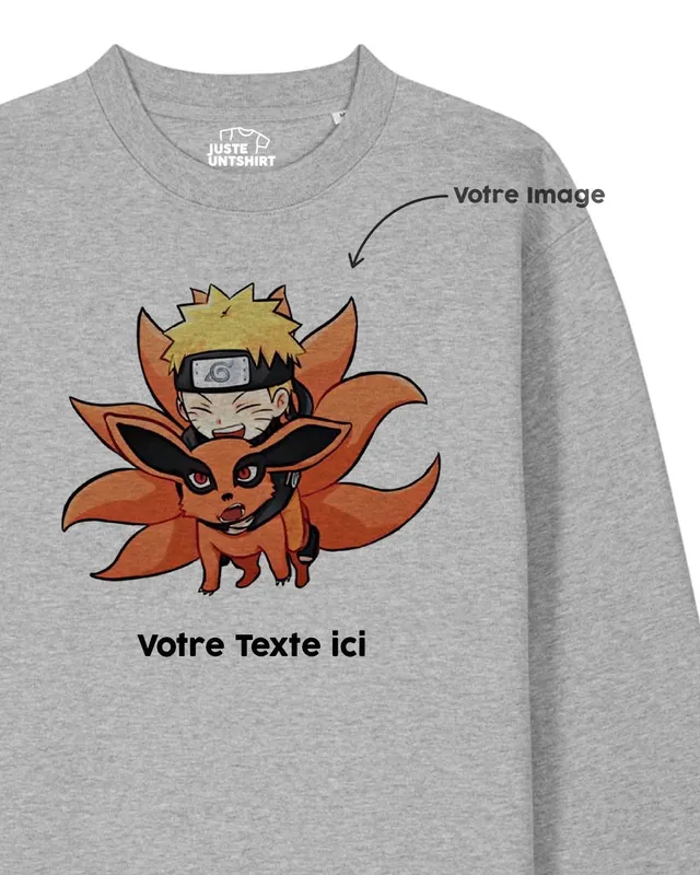 Juste Un T-shirt Personnalisation Personnalisé sweat coton biologique