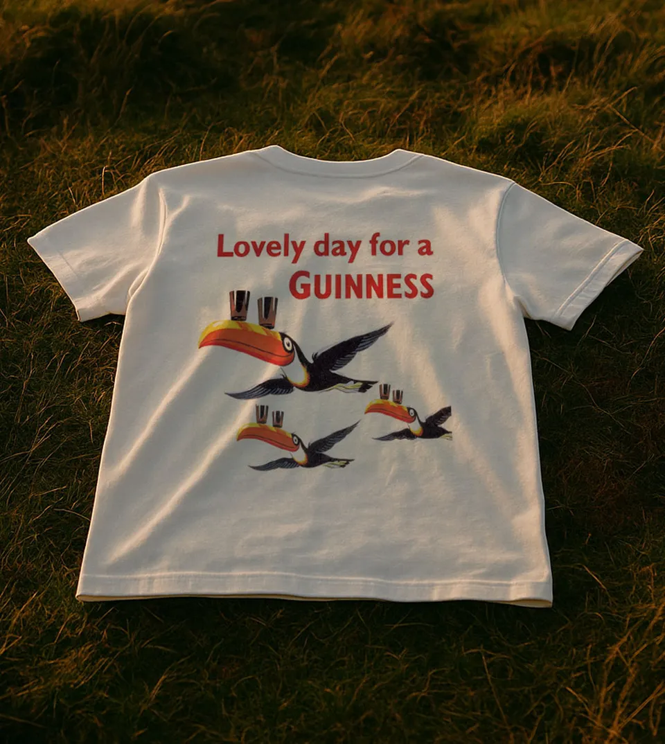 Juste Un T-shirt T-shirts Imprimés T-shirt Imprimé - Lovely Day for a Guinness t-shirt blanc coton biologique