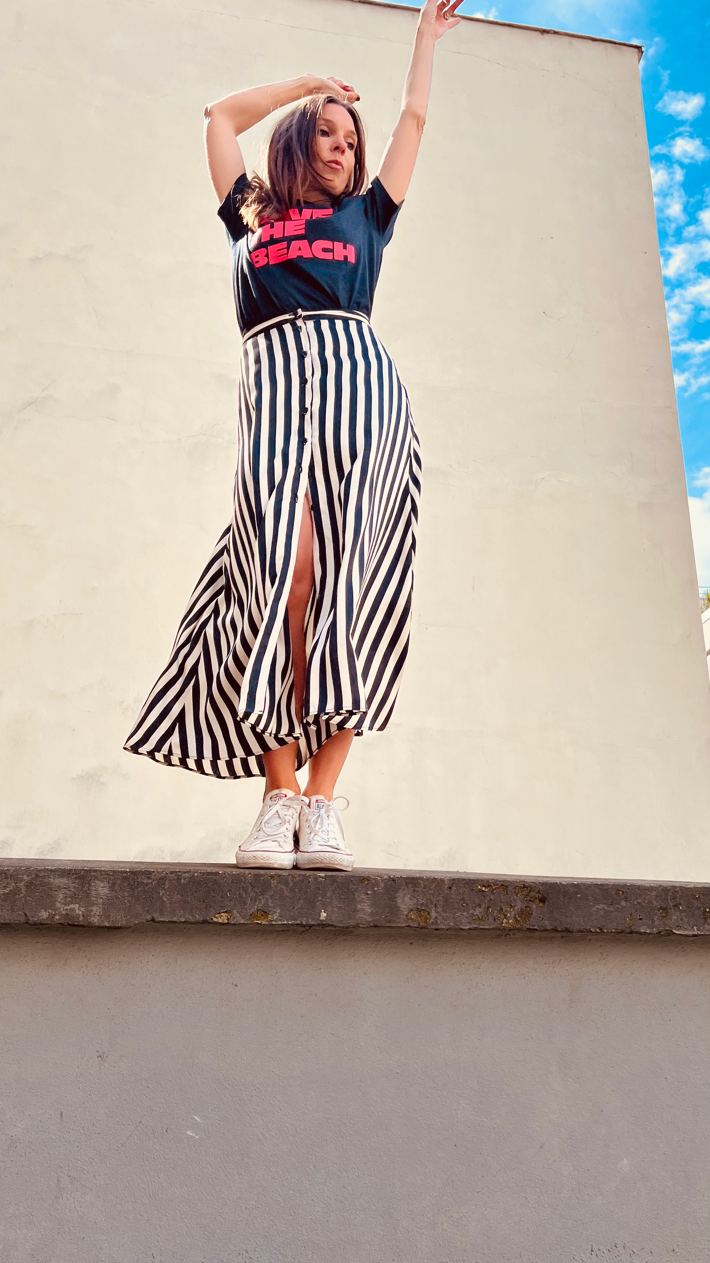PANTRUCHE Jupes Jupe JAVANAISE circus longue rayée en viscose