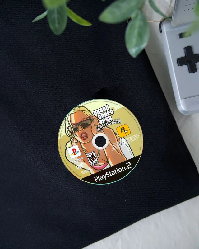 Juste Un T-shirt T-shirts Brodés GTA San Andreas t-shirt coton biologique