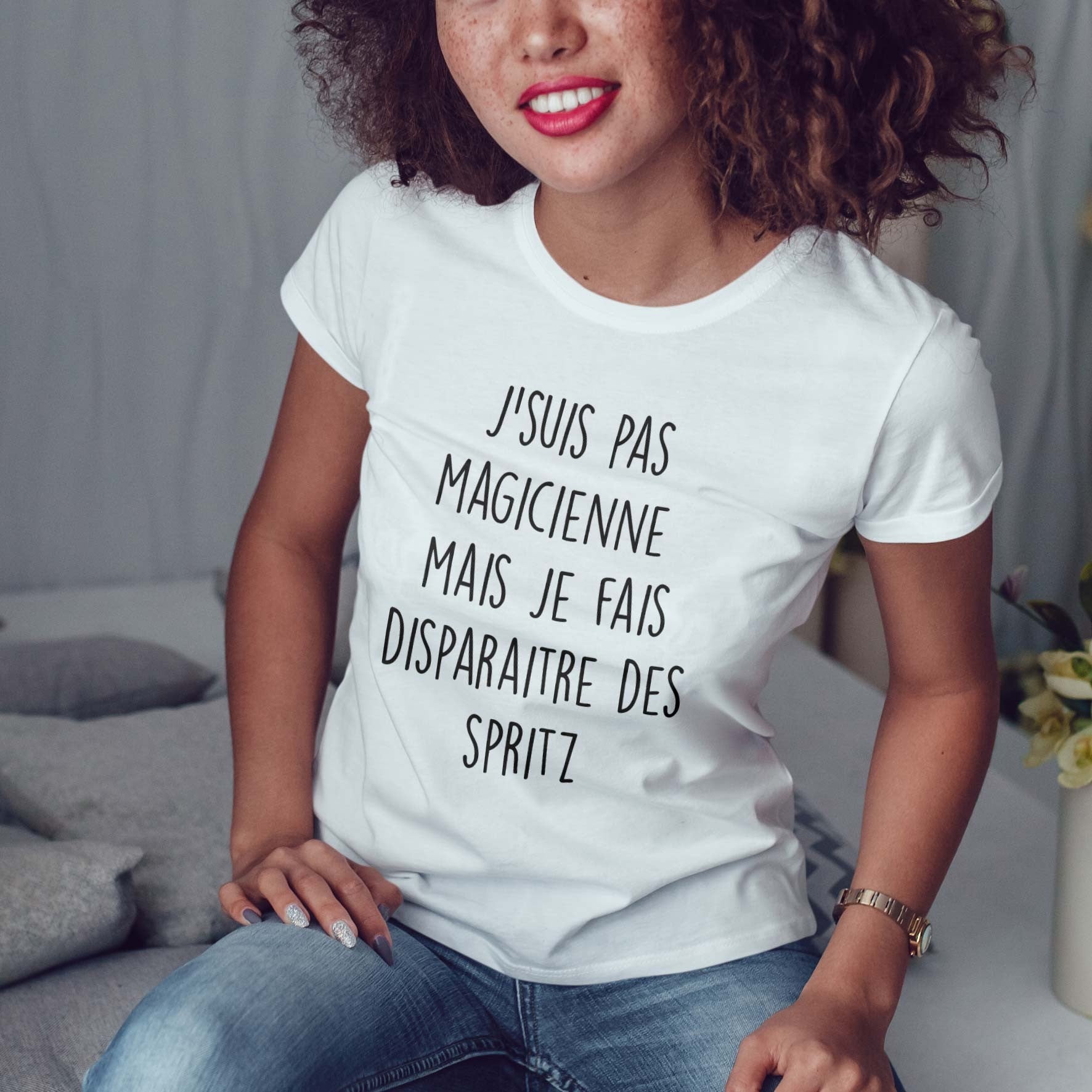 Juste Un T-shirt T-shirts Imprimés J'suis pas magicienne t-shirt femme
