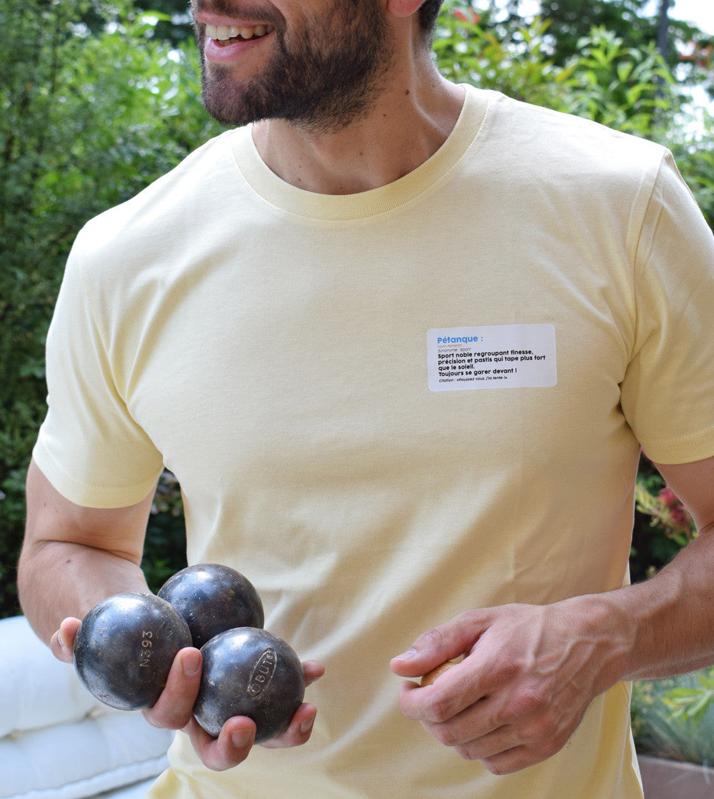 Juste Un T-shirt T-shirts Imprimés Définition Pétanque t-shirt imprimé