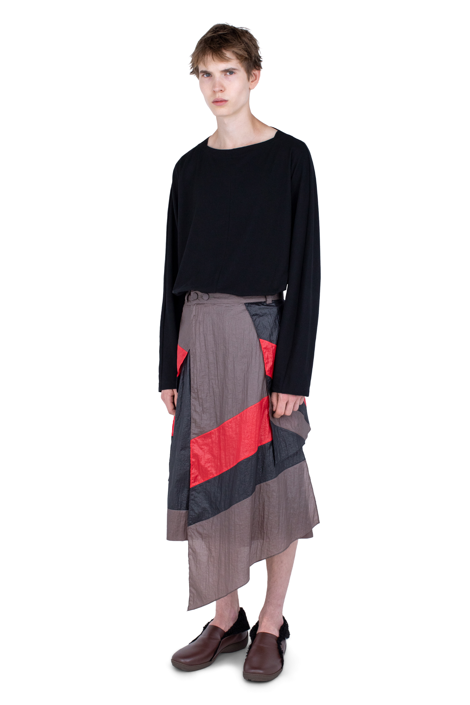 Kiko Kostadinov Bottoms HERTEL Stripe Shorts short Multicolour oversize en nylon