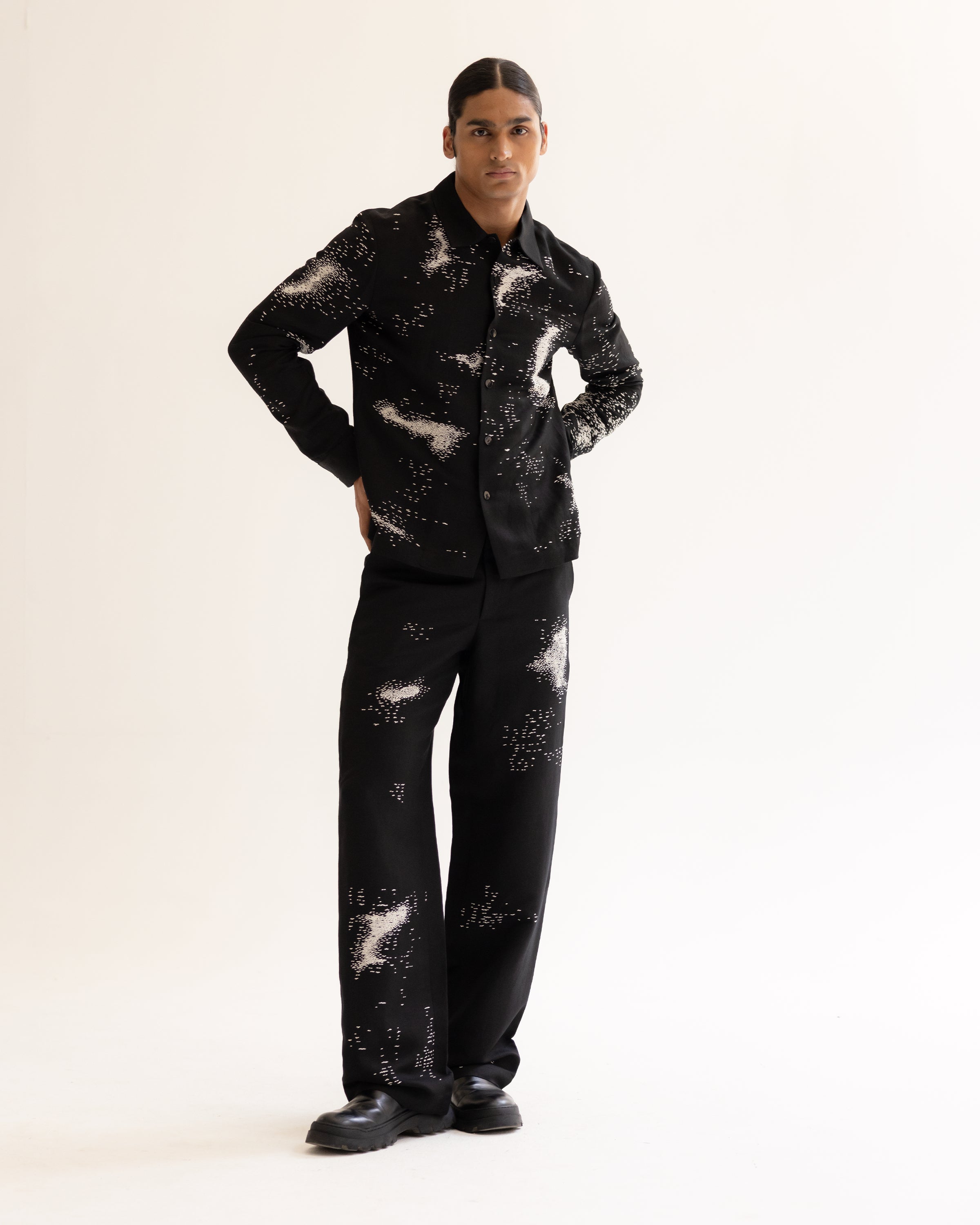 COUNTRYMADE Jackets Trail Drift Jacket veste brodée lin bemberg