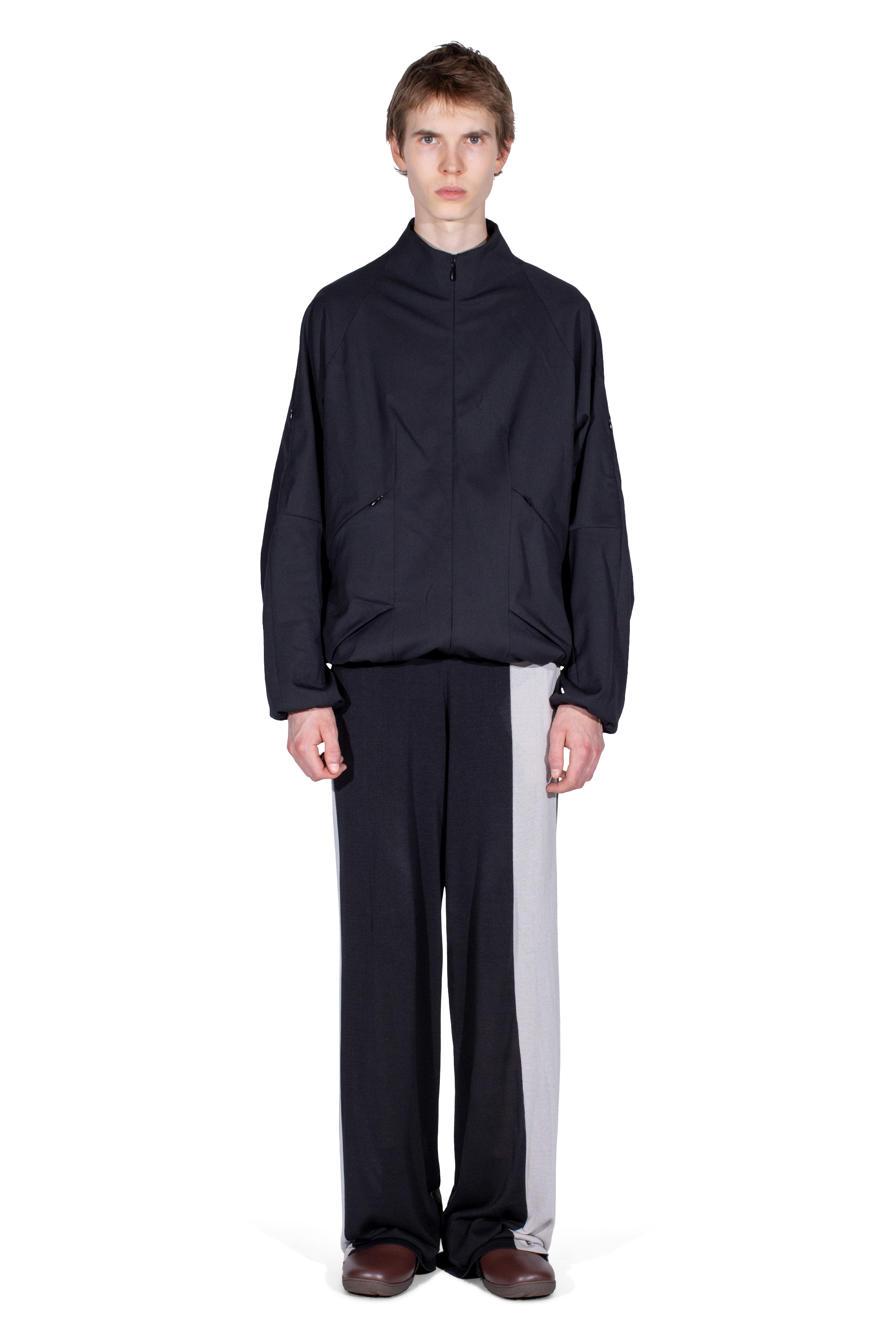 Kiko Kostadinov Knitwear SIGO Knit Trousers pantalon noir tricot