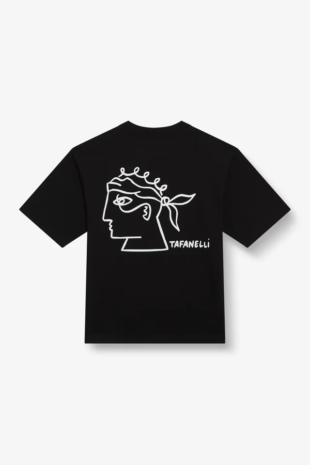 TAFANELLI T-Shirts LE CORSICA 704 t-shirt noir 1755 coton 280 g
