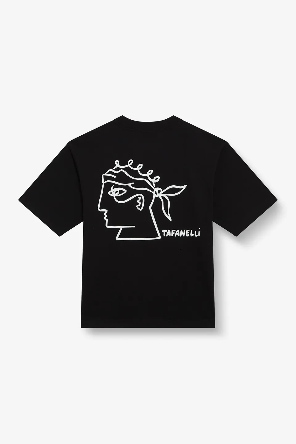 TAFANELLI T-Shirts LE CORSICA 704 t-shirt noir 1755 coton 280 g