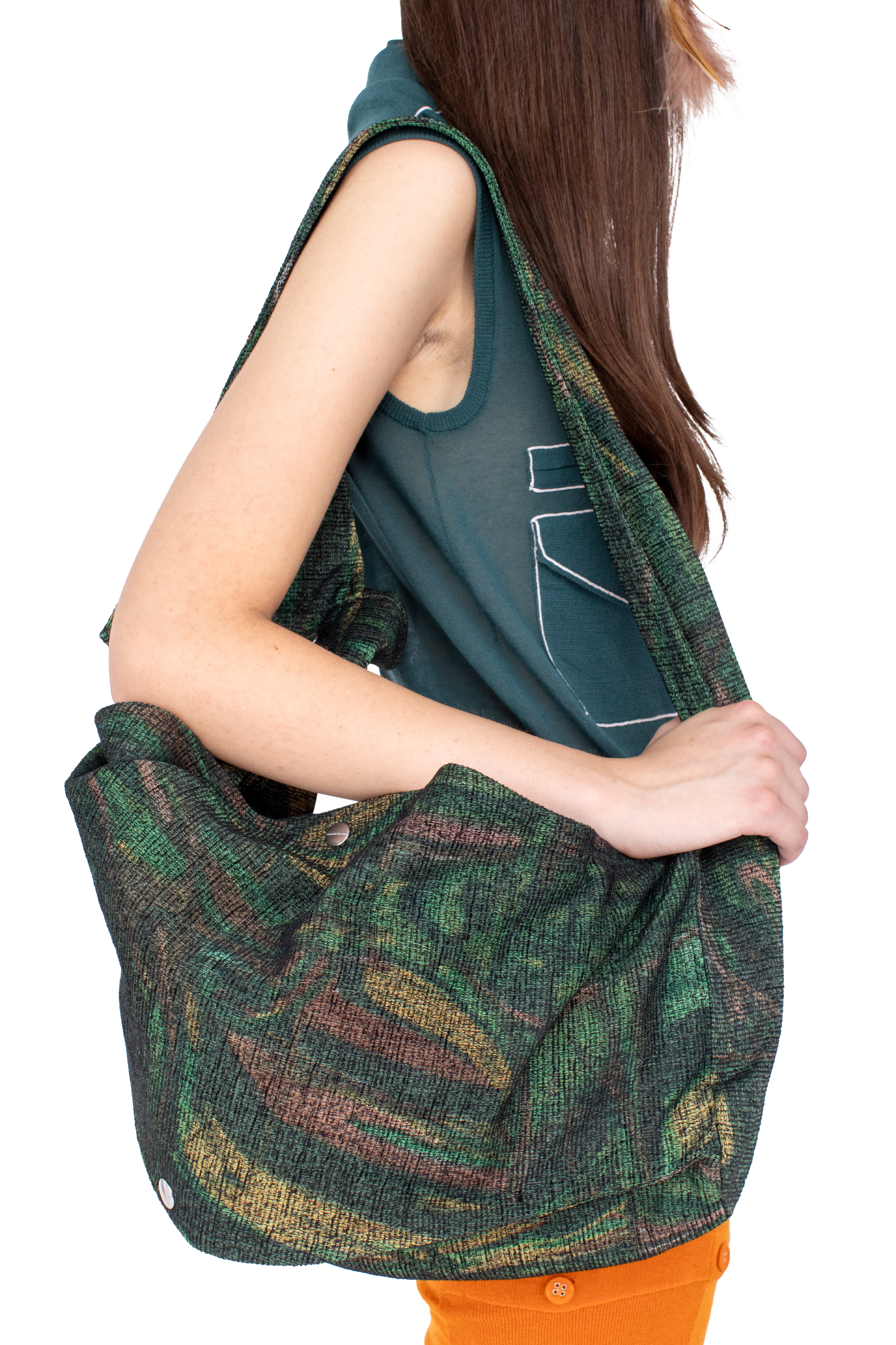 Kiko Kostadinov Bags VIAGGIO Cross Body Bag Forest Print OS tissu