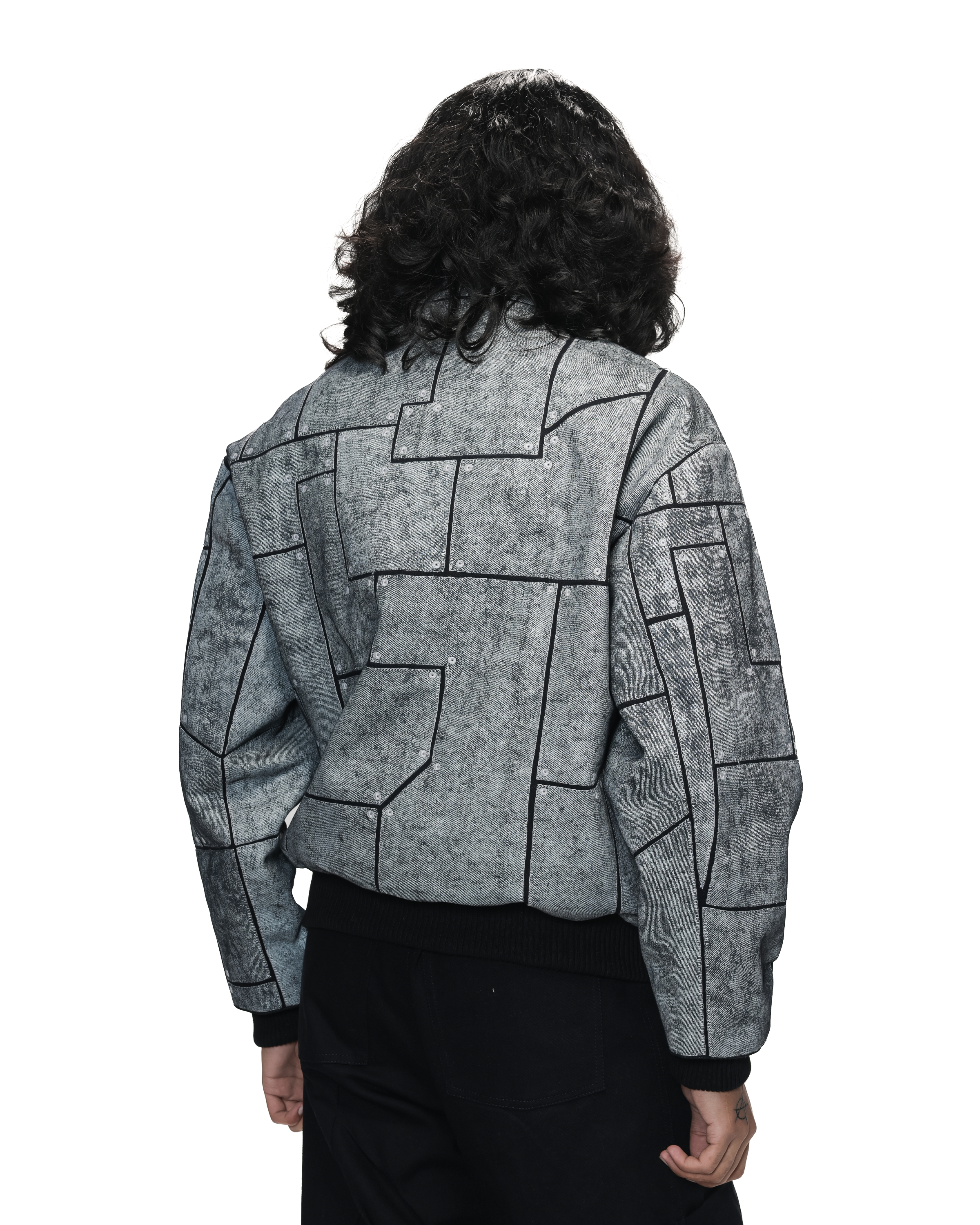 COUNTRYMADE Jackets Fuselage Bomber veste bomber en denim de coton sur commande