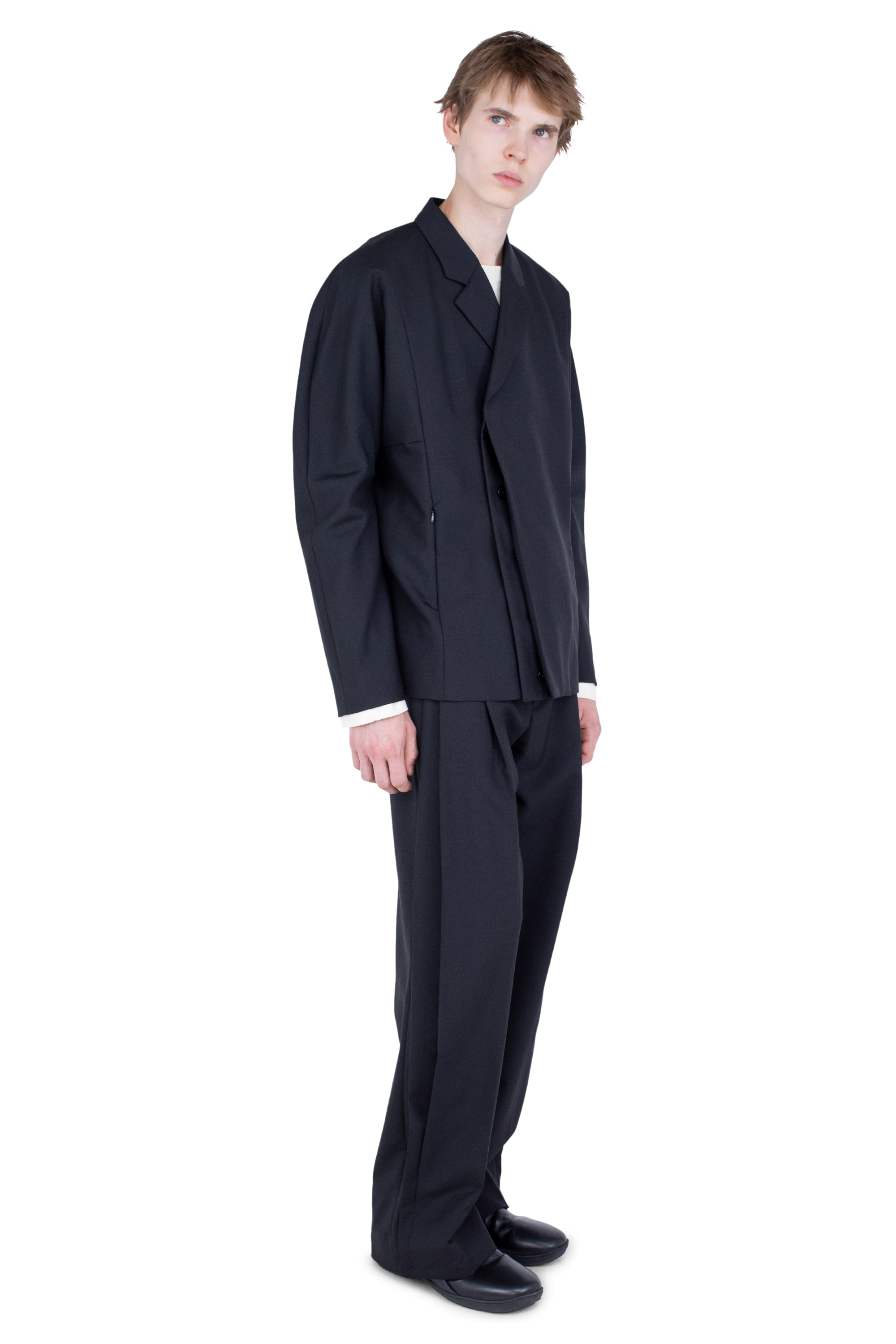 Kiko Kostadinov Outerwear VAALS Tailored Blazer Space Black 44 laine mohair