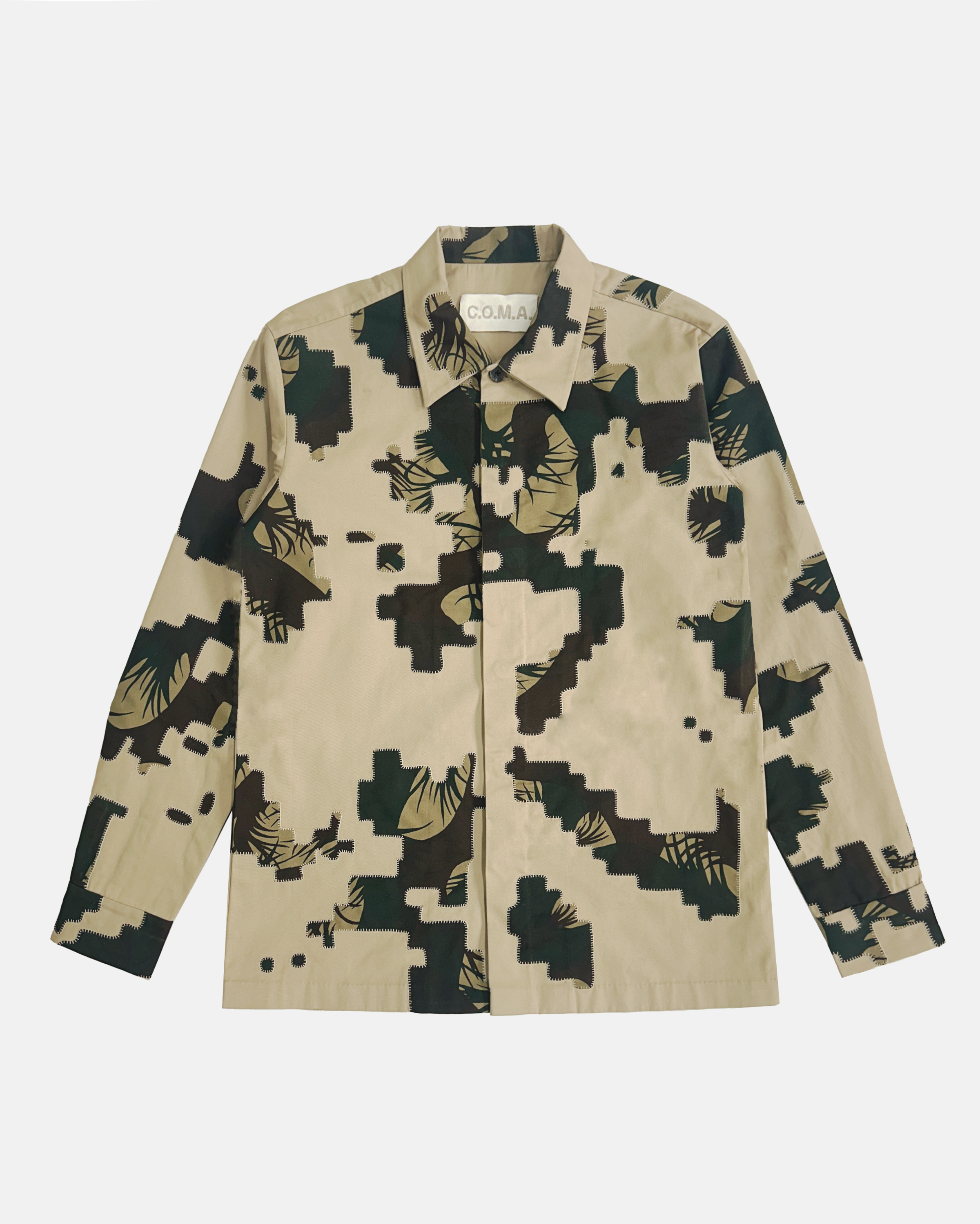 COUNTRYMADE Jackets COMA Deadstock Camouflage Appliqué Jacket en coton