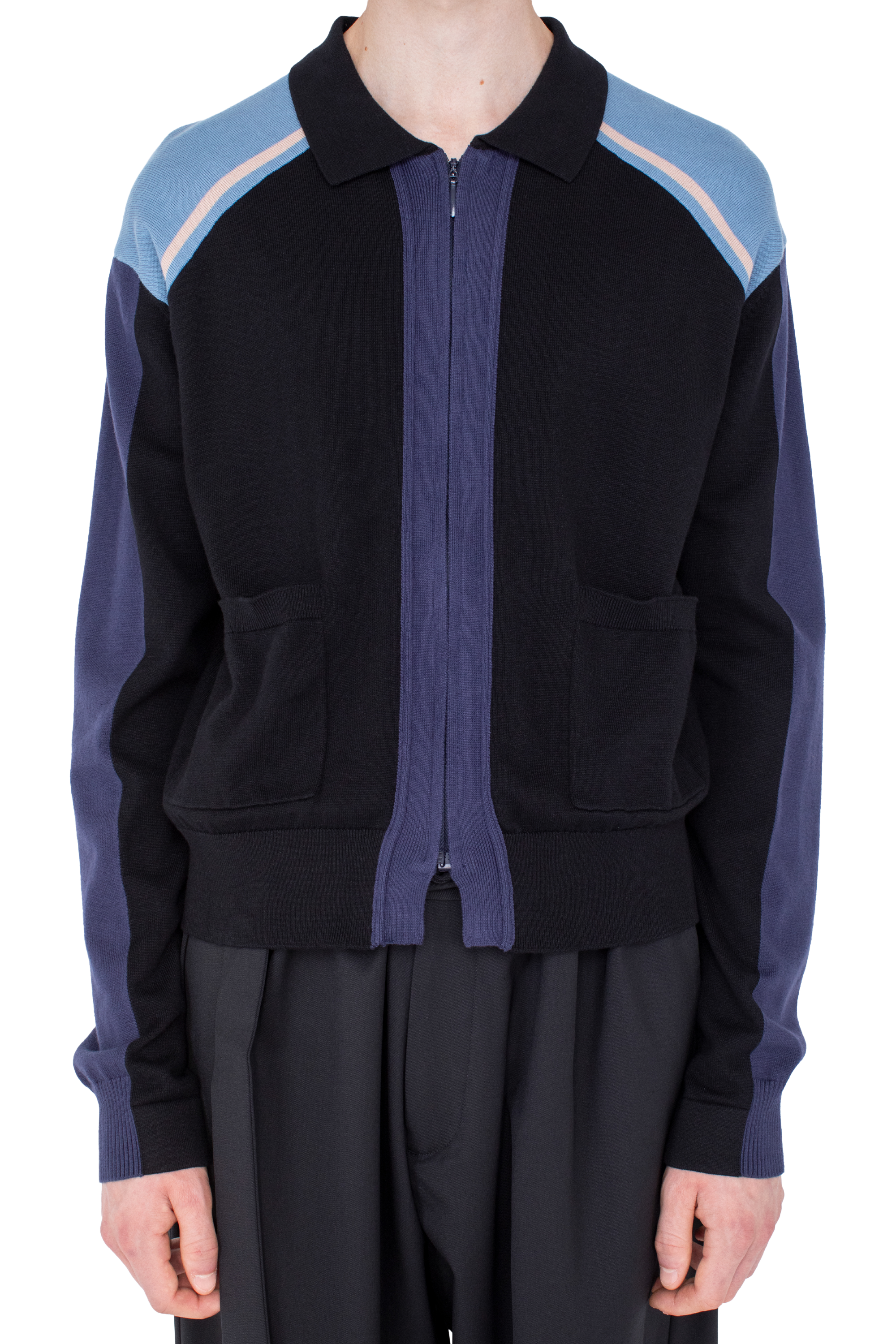 Kiko Kostadinov Knitwear MUNNO Knit Cardigan cardigan Phantom Black coton