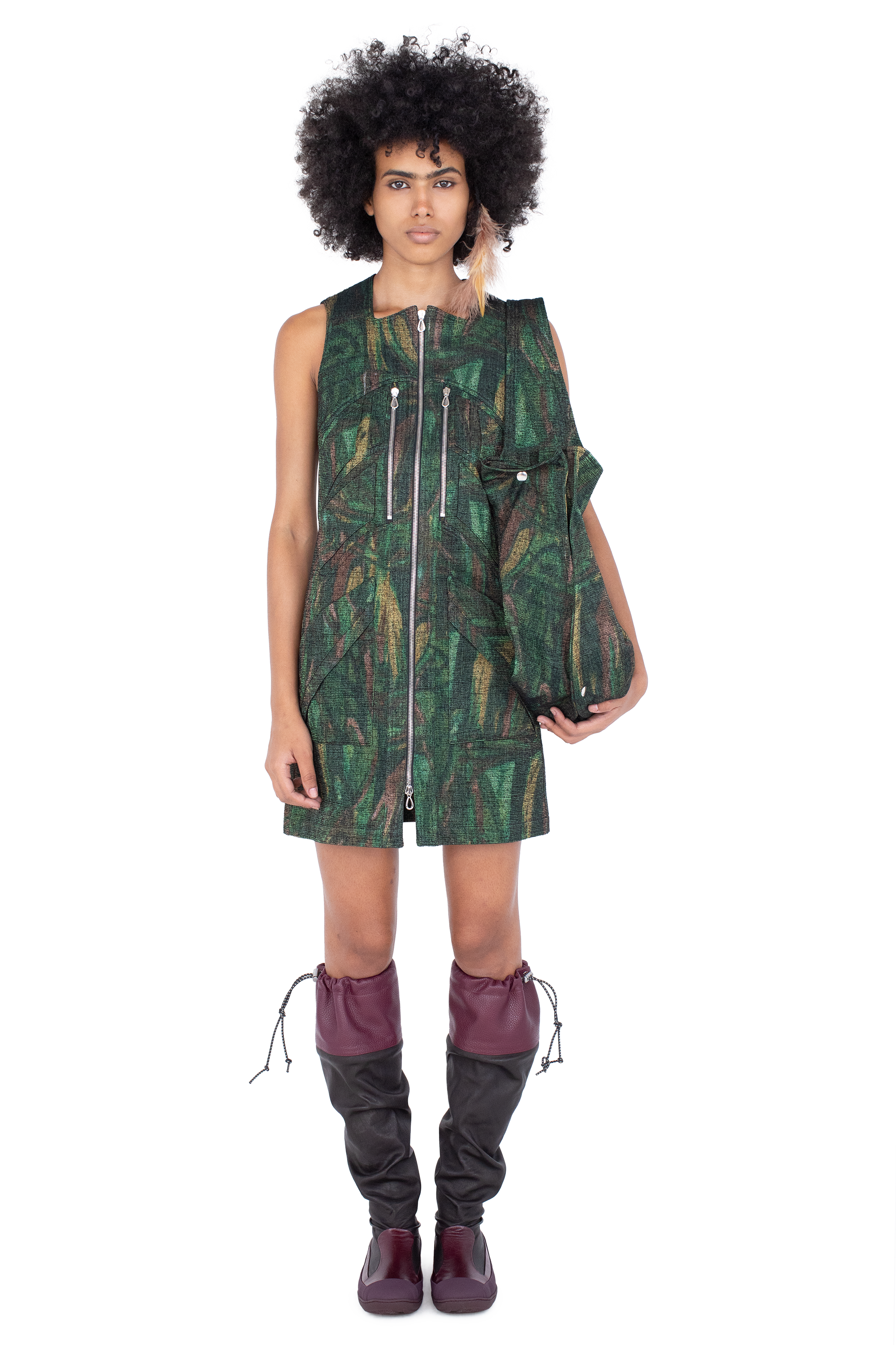 Kiko Kostadinov Dresses KOEL Tunic tunique Forest Print
