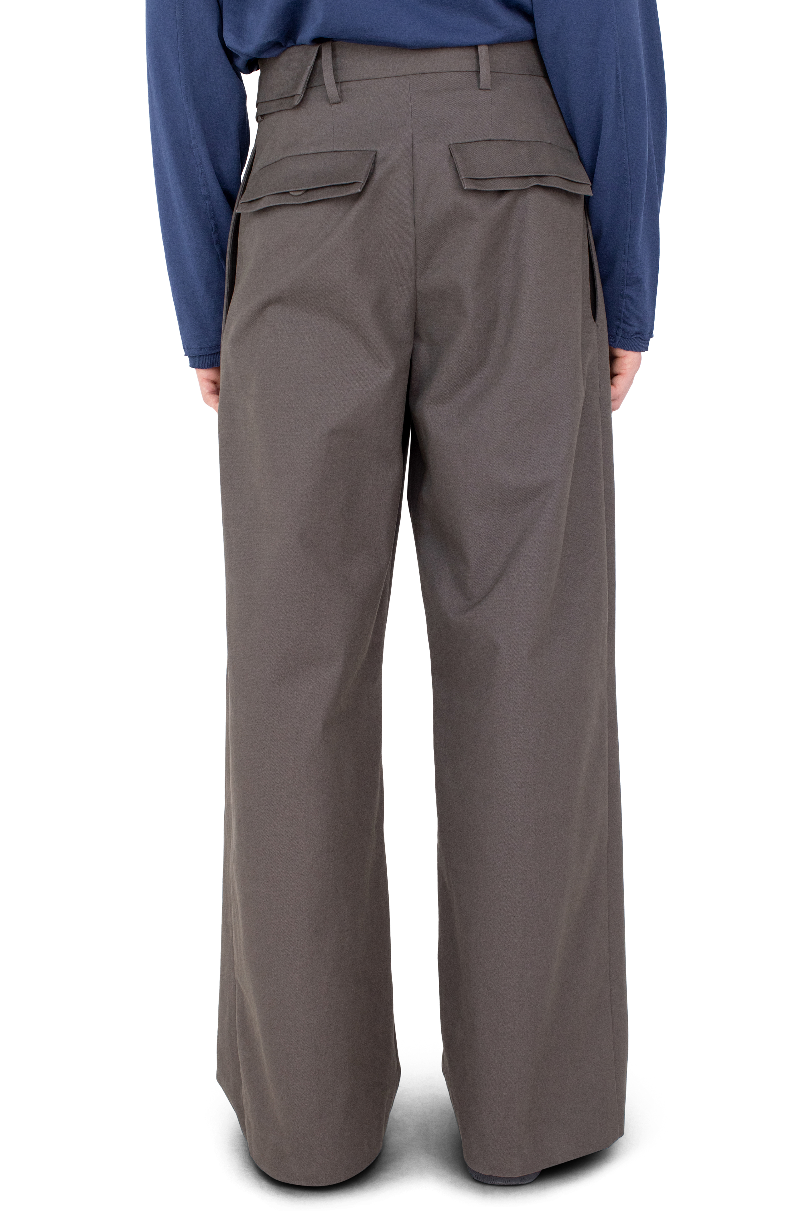 Kiko Kostadinov Bottoms DIEZE pantalon large Khaki en coton