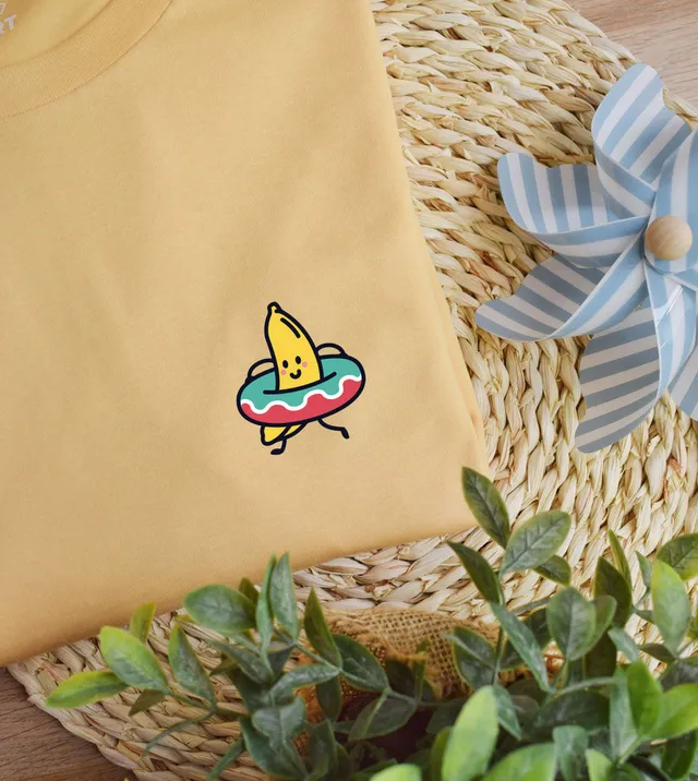 Juste Un T-shirt T-shirts Imprimés Banana Beach t-shirt imprimé blanc coton biologique